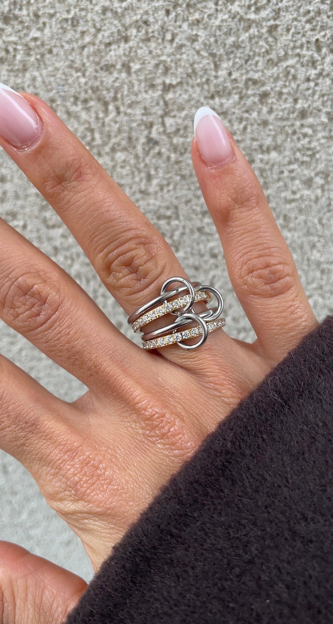 Double couture ring