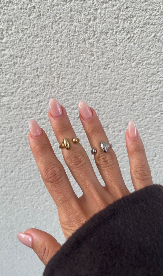 Asymmetric phalange ring