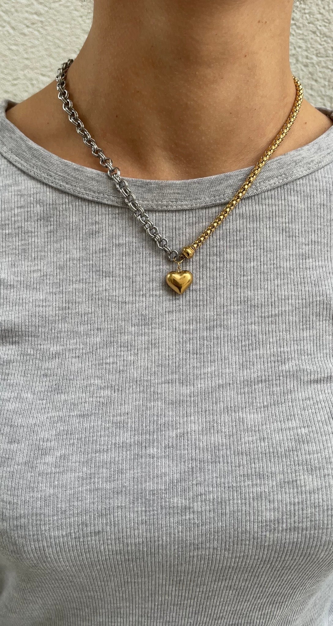 Duo chain necklace