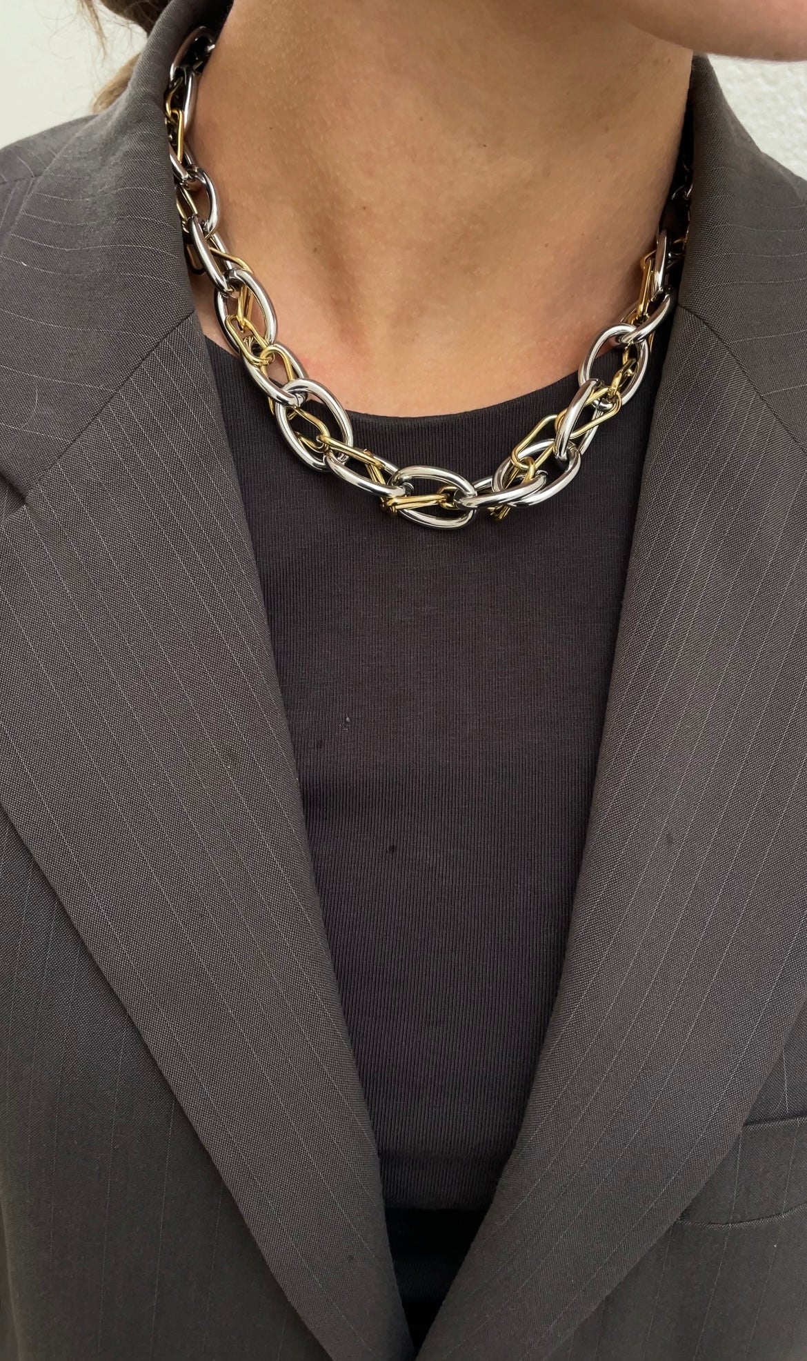 Huge couture necklace
