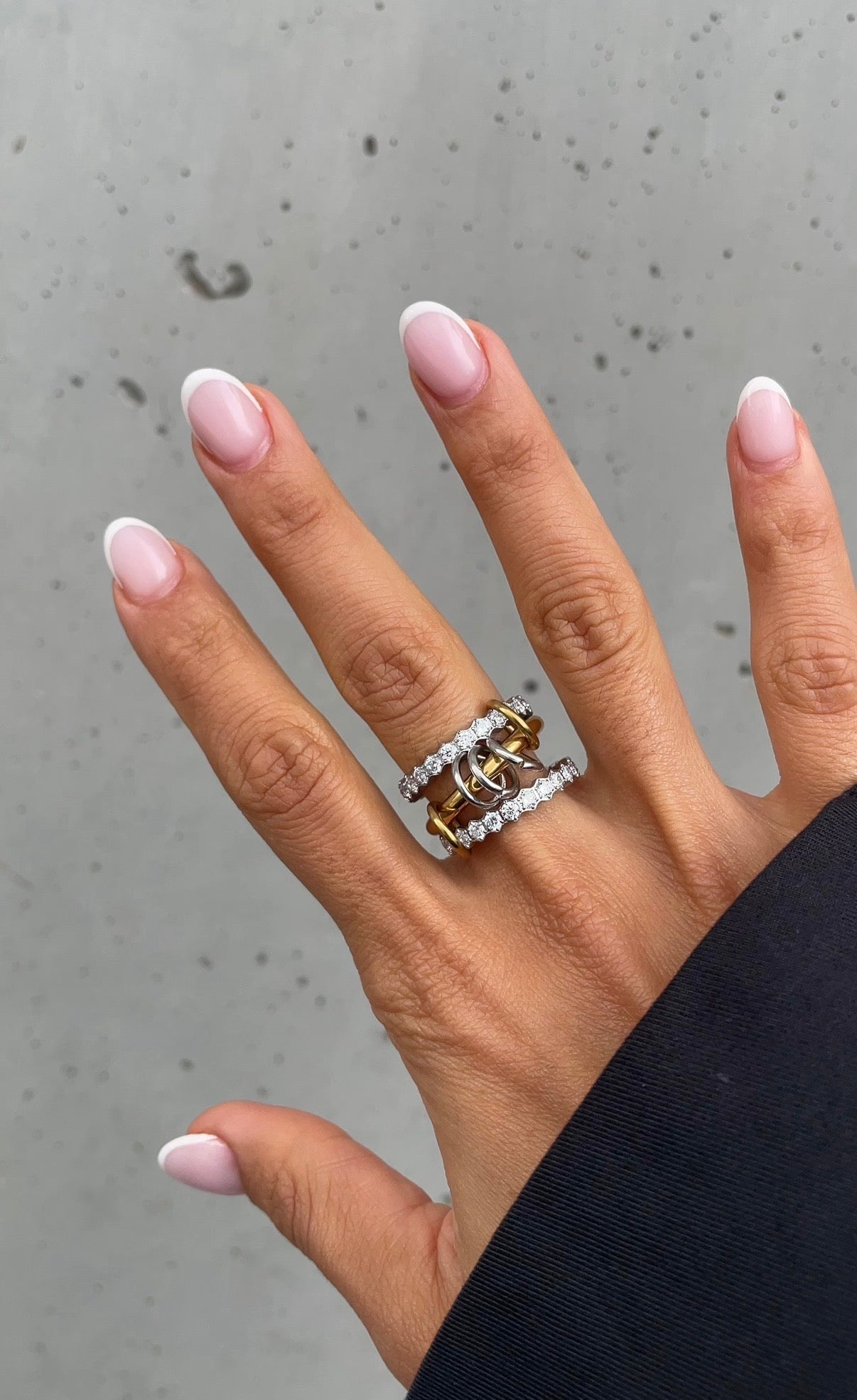 Gems Grunge couture ring