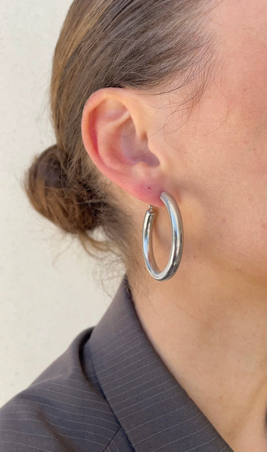 Striped Hailey hoops