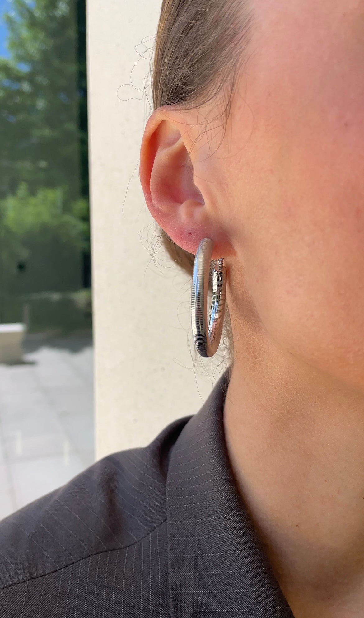 Striped Hailey hoops