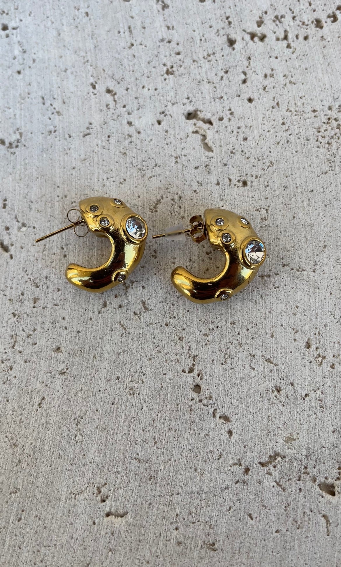 Colored earrings