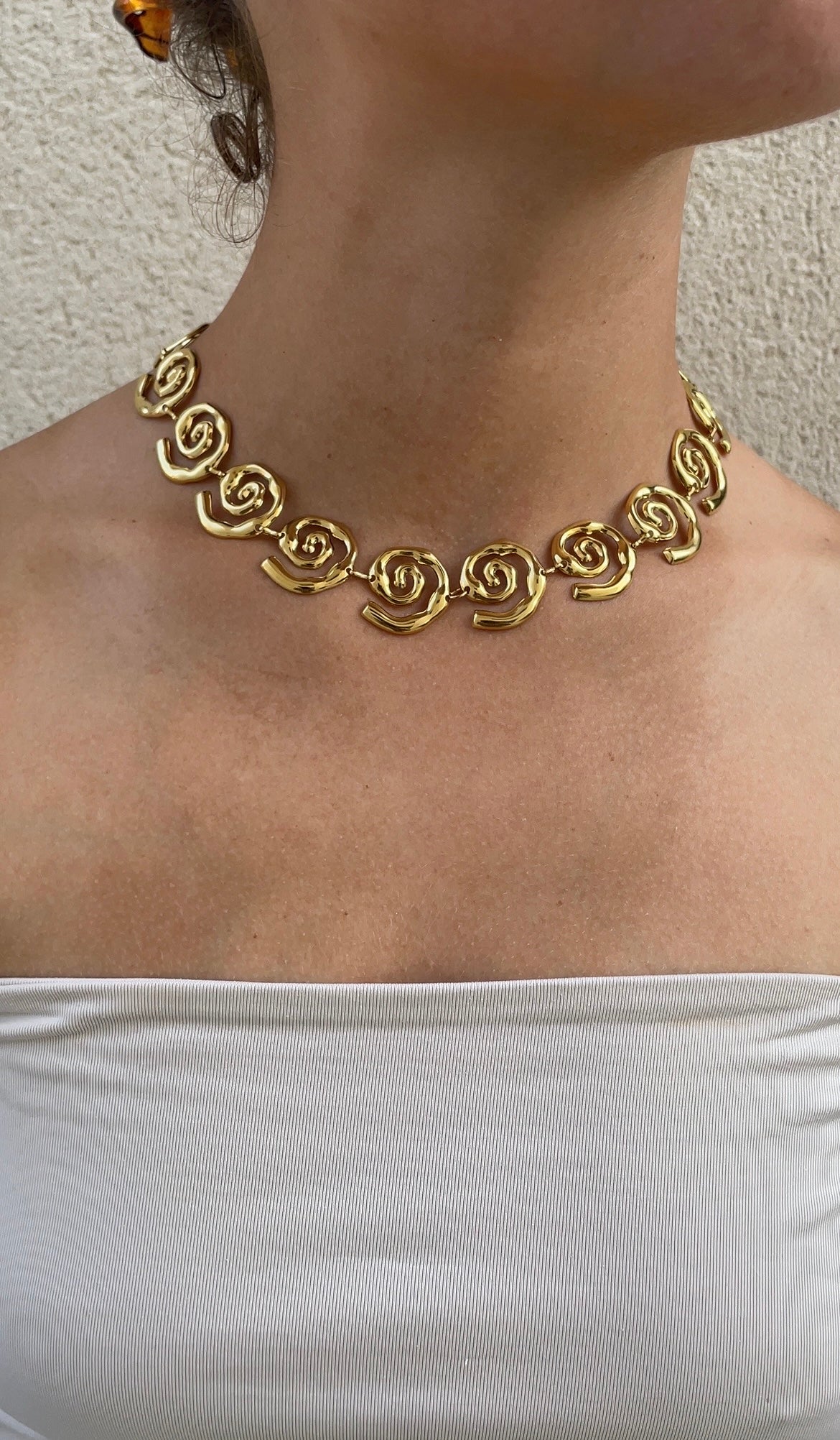 Spiral necklace