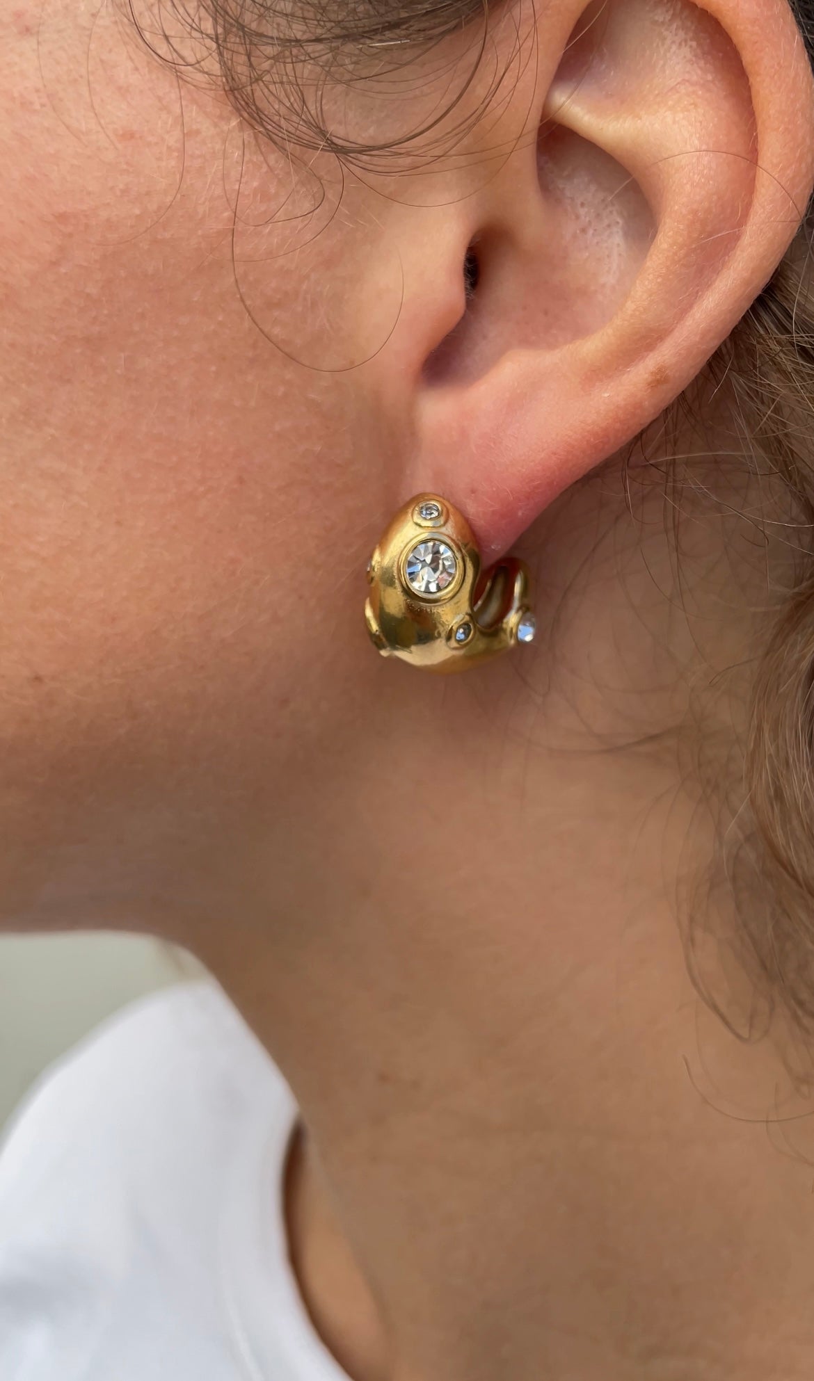 Colored earrings