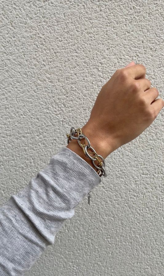 Huge couture bracelet