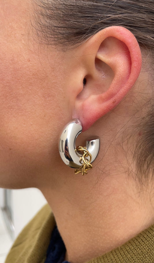 Huge couture hoops