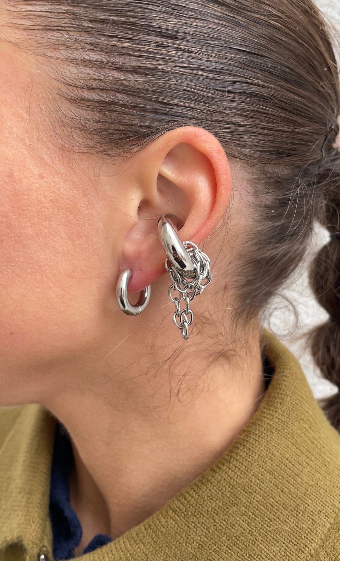 Huge couture ear cuff