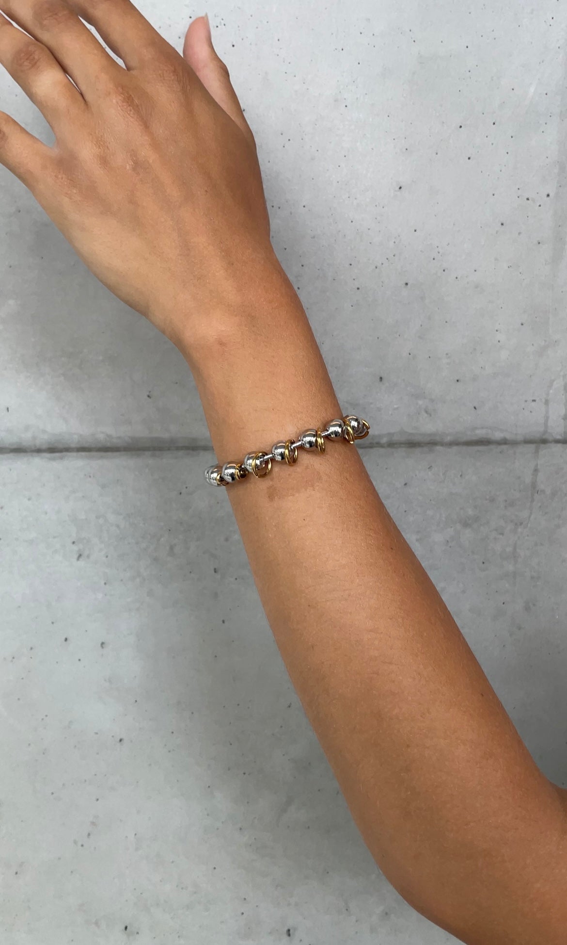Pearl couture bracelet