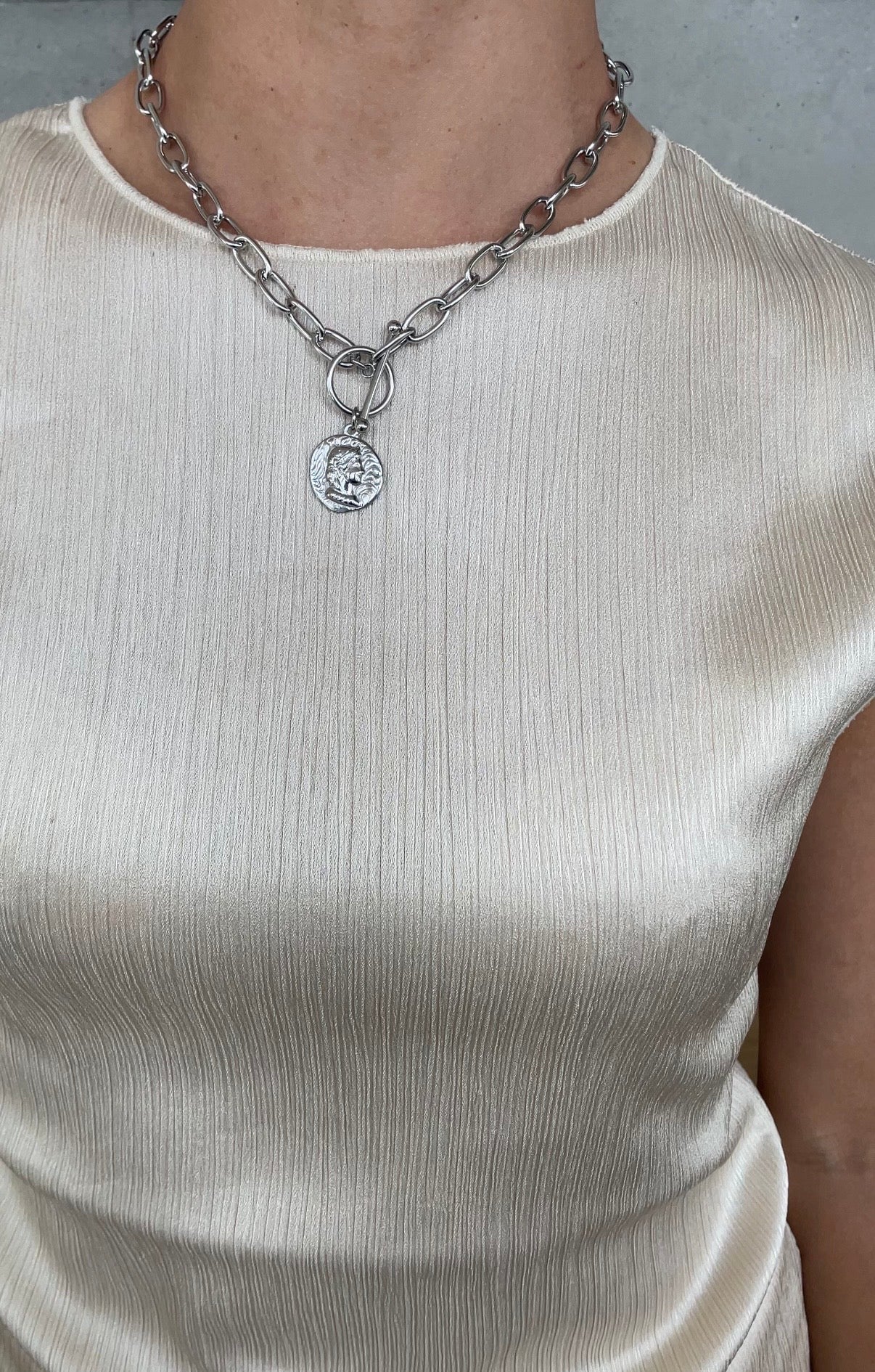 Bold charm necklace