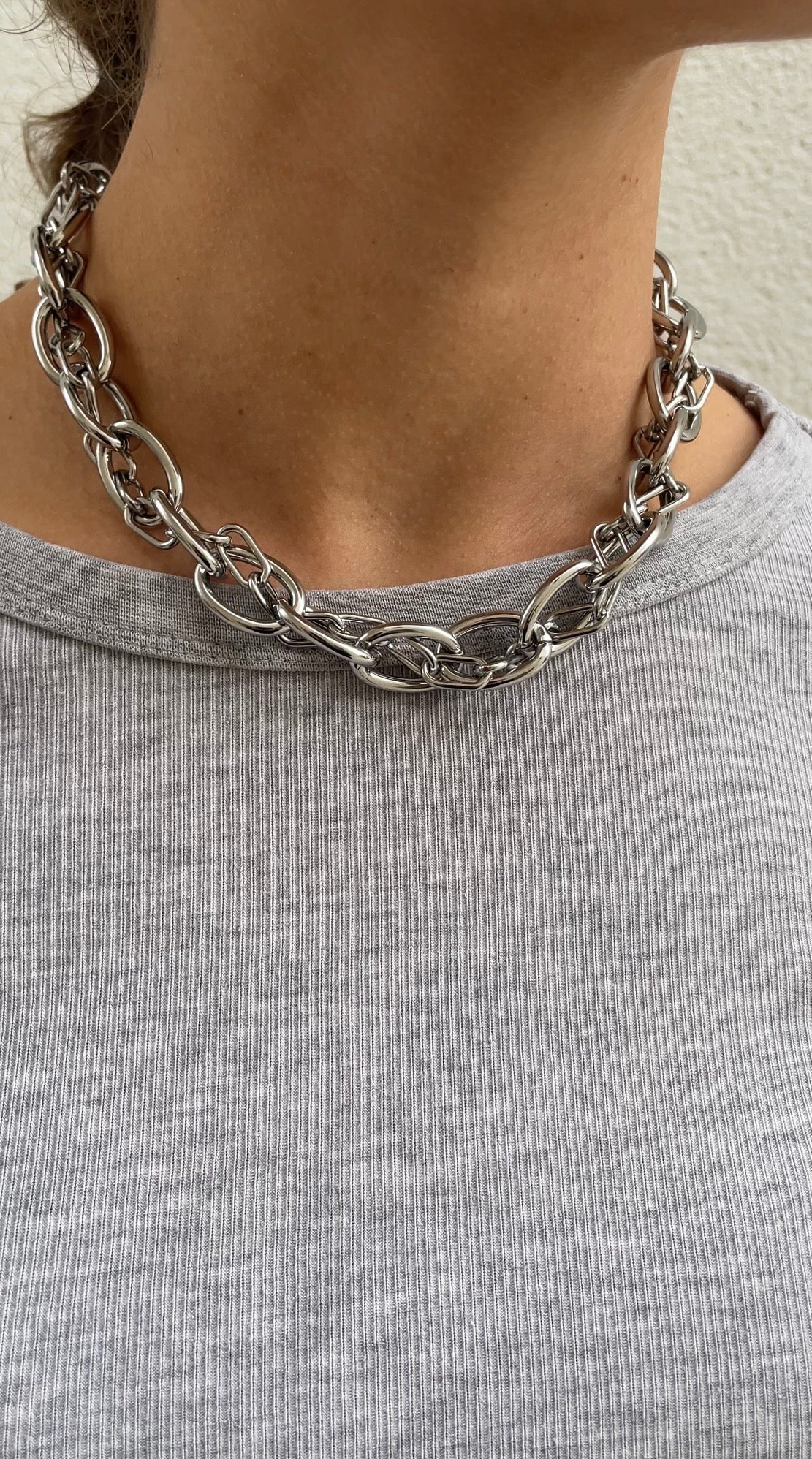 Huge couture necklace