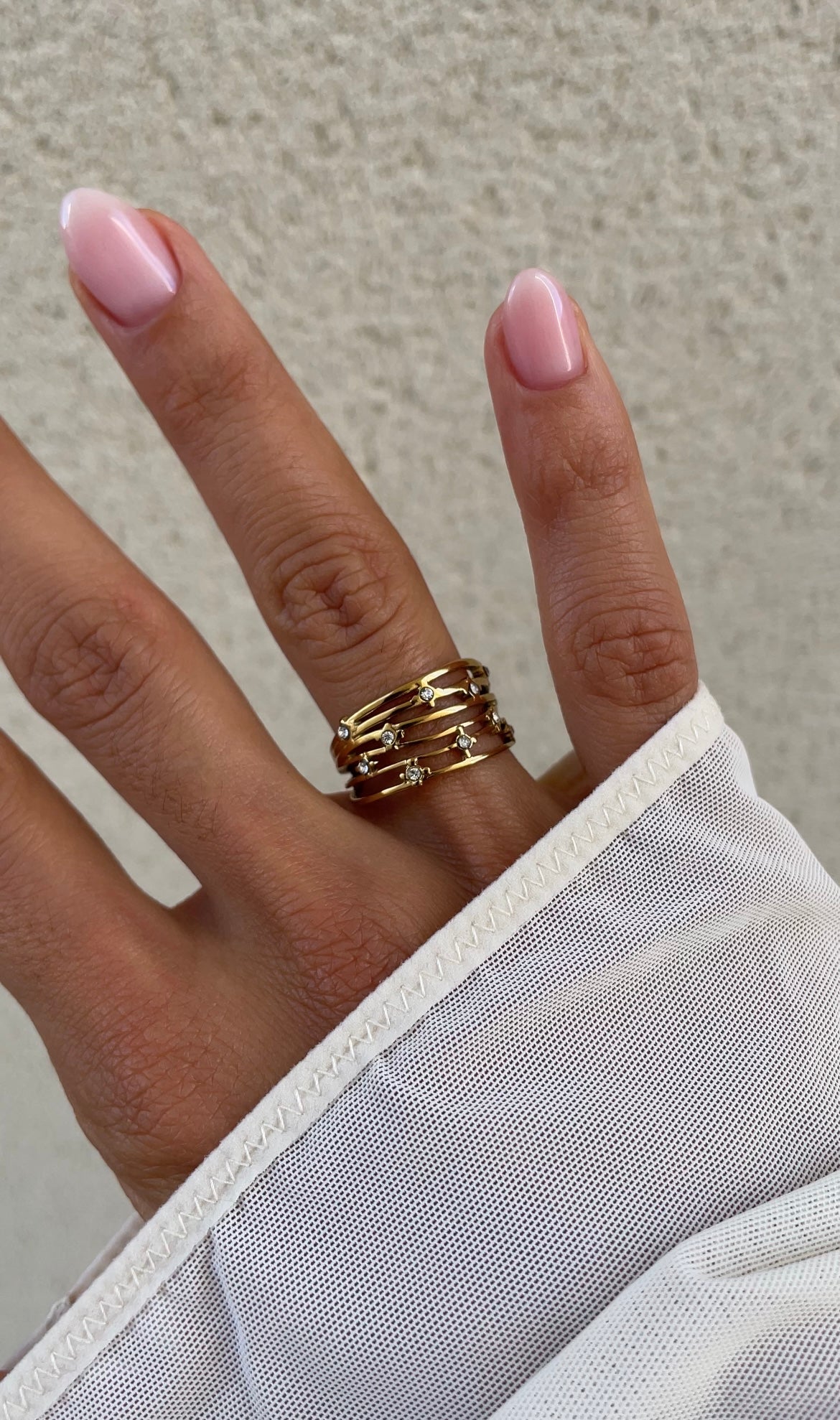 Constellation laced ring