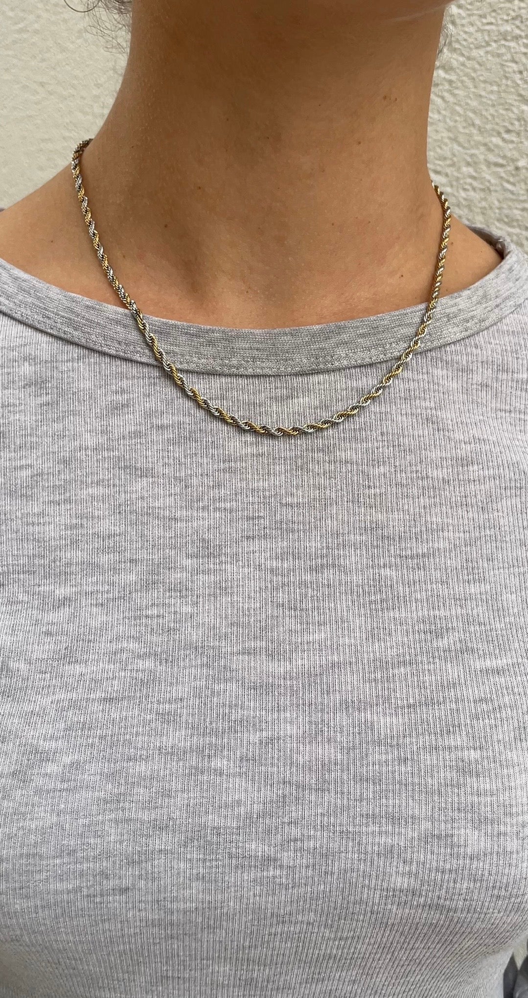 Thin Braided necklace