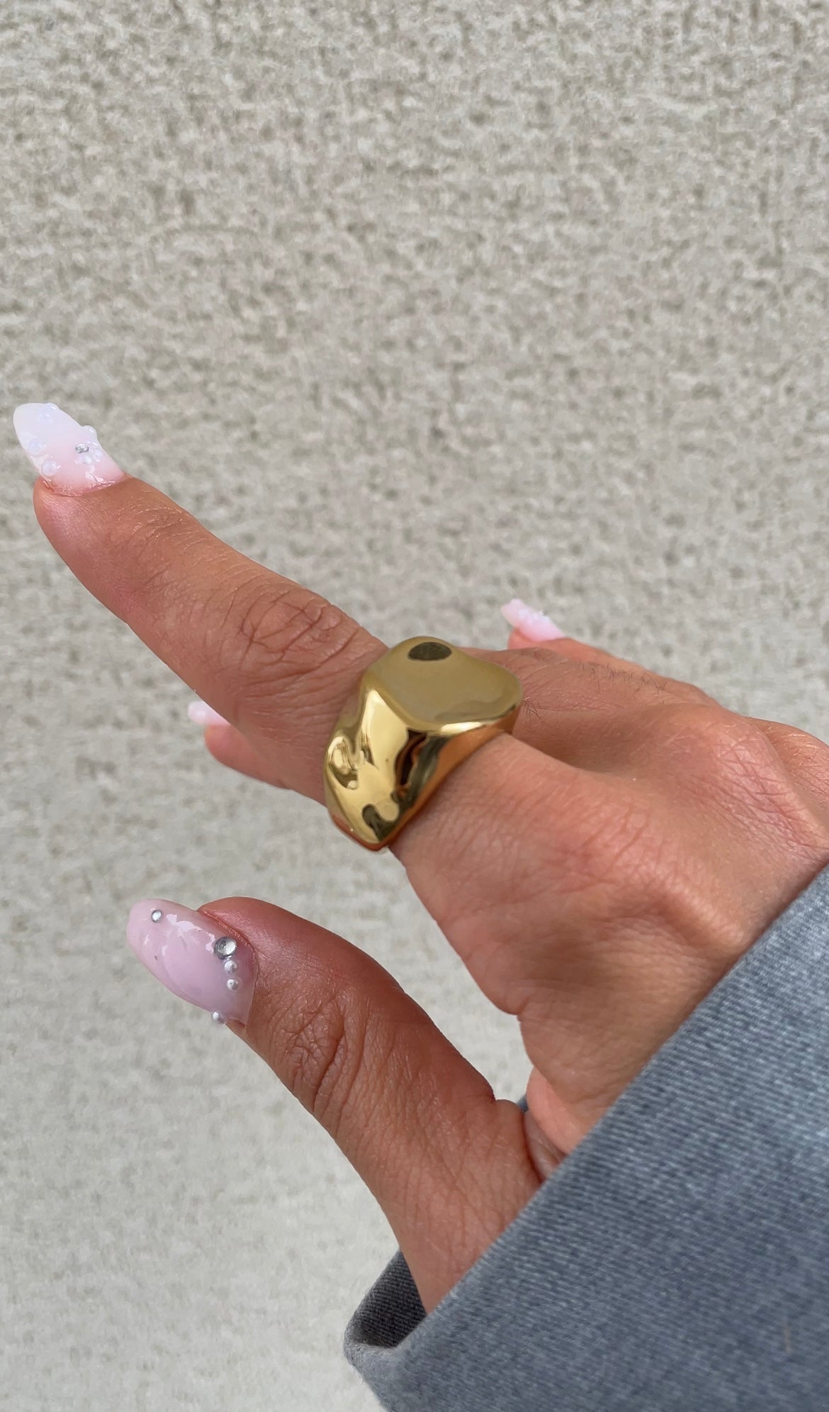 Textured Signet ring