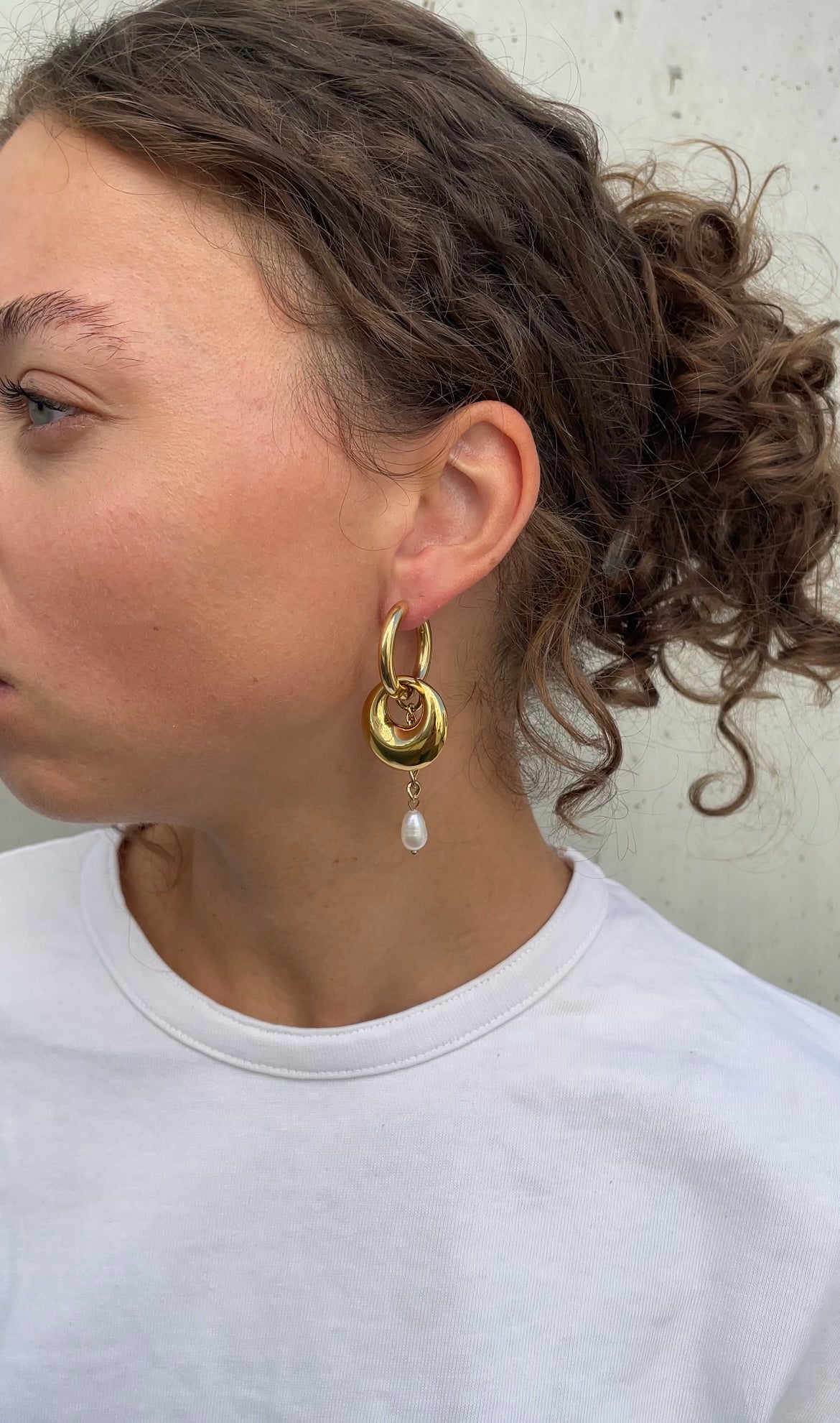 Asymmetric grunge earrings