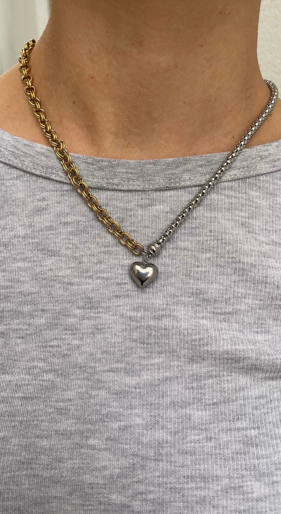 Duo chain necklace