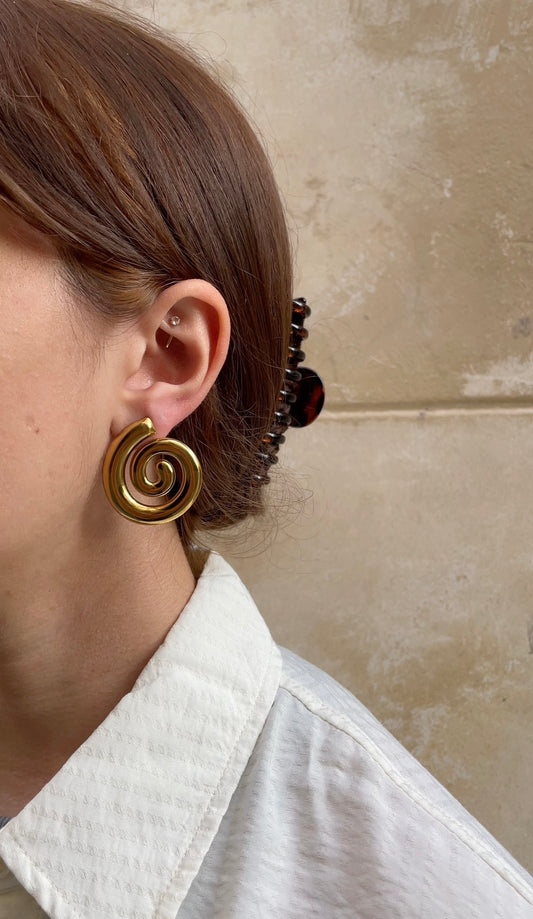 Spiral earrings