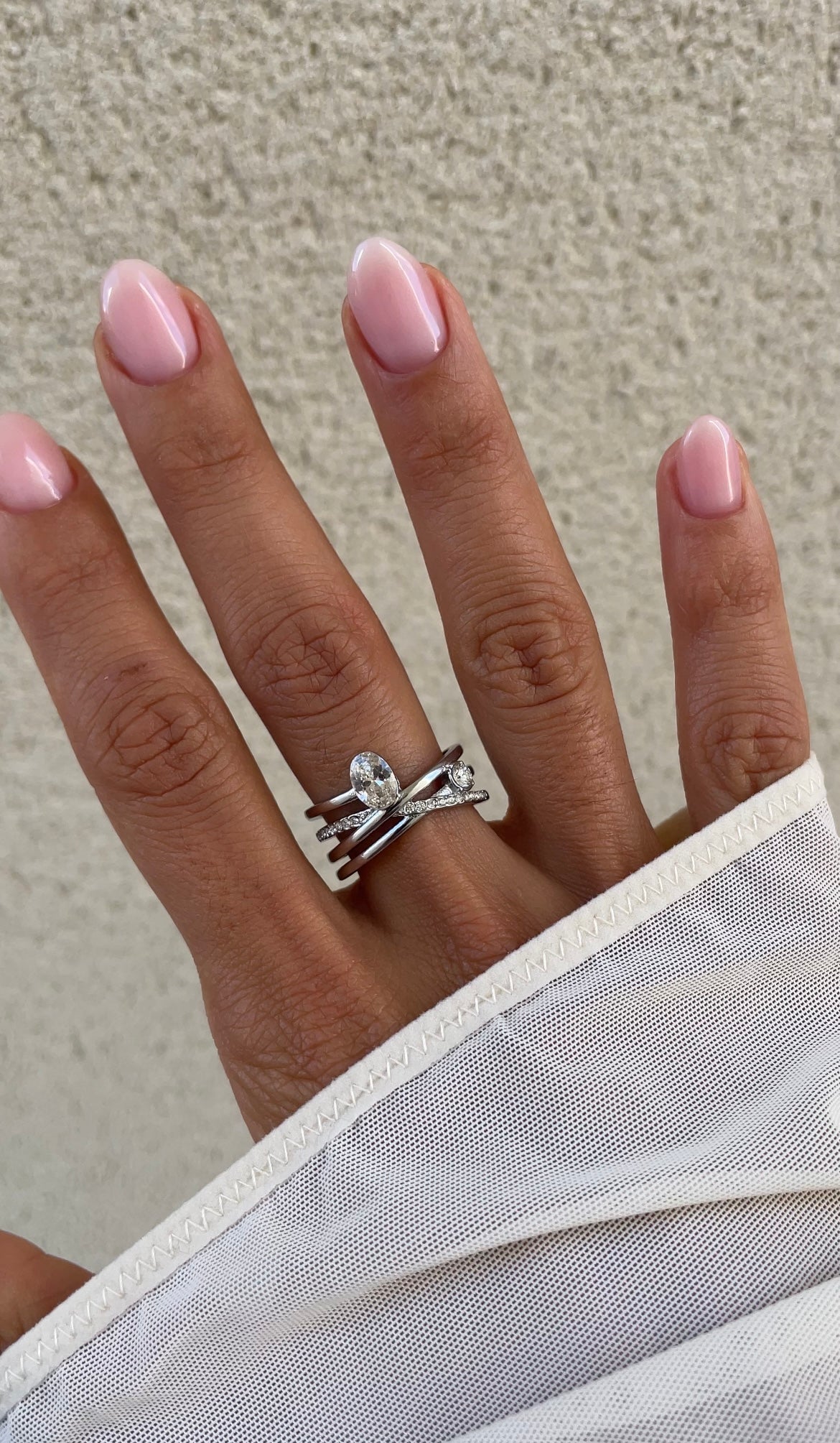 Laced couture ring
