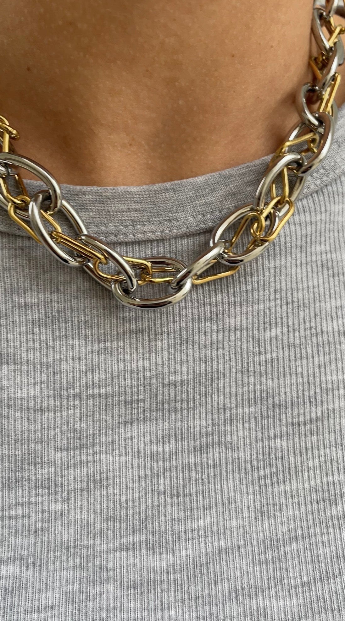 Huge couture necklace
