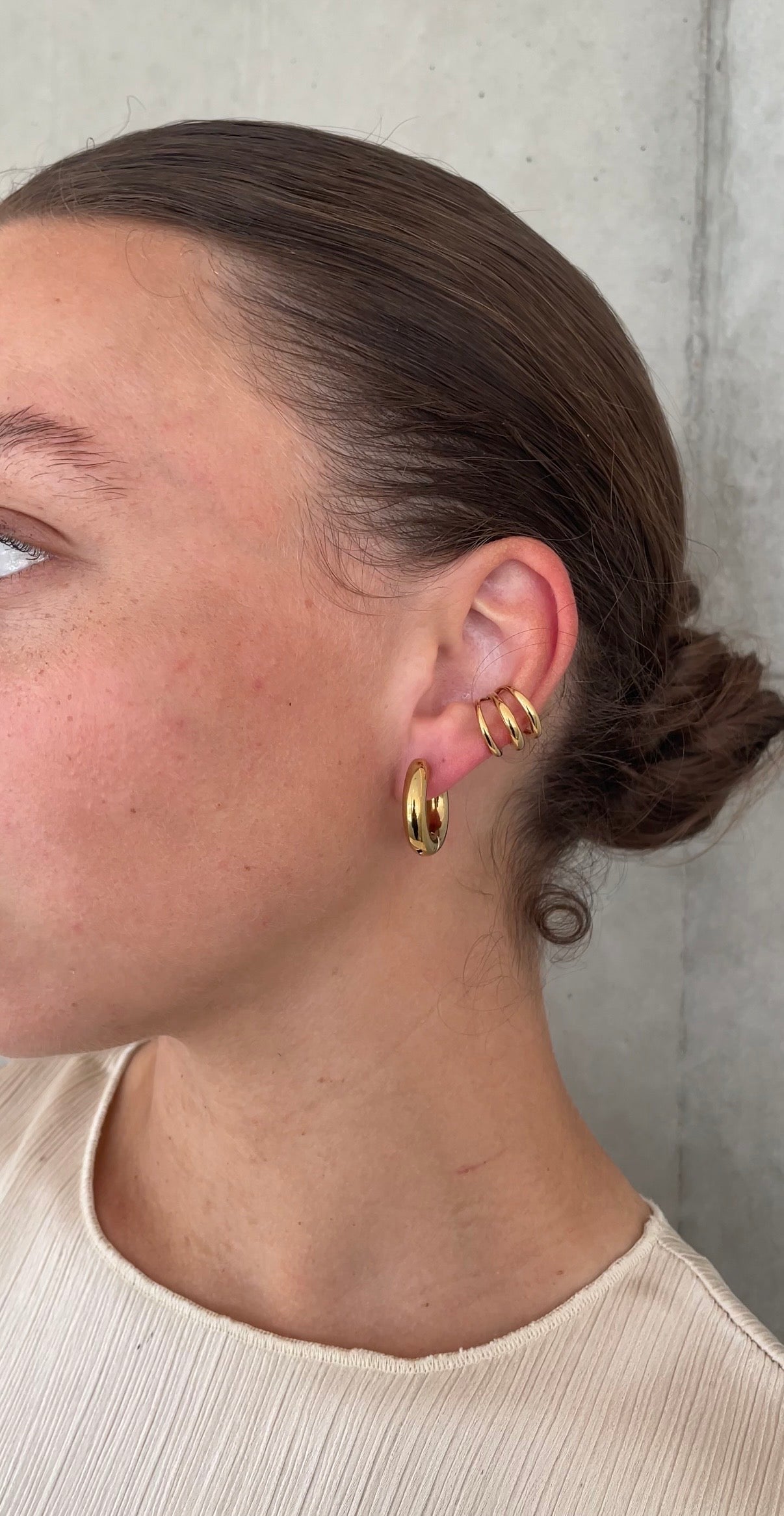 Triple ear cuff