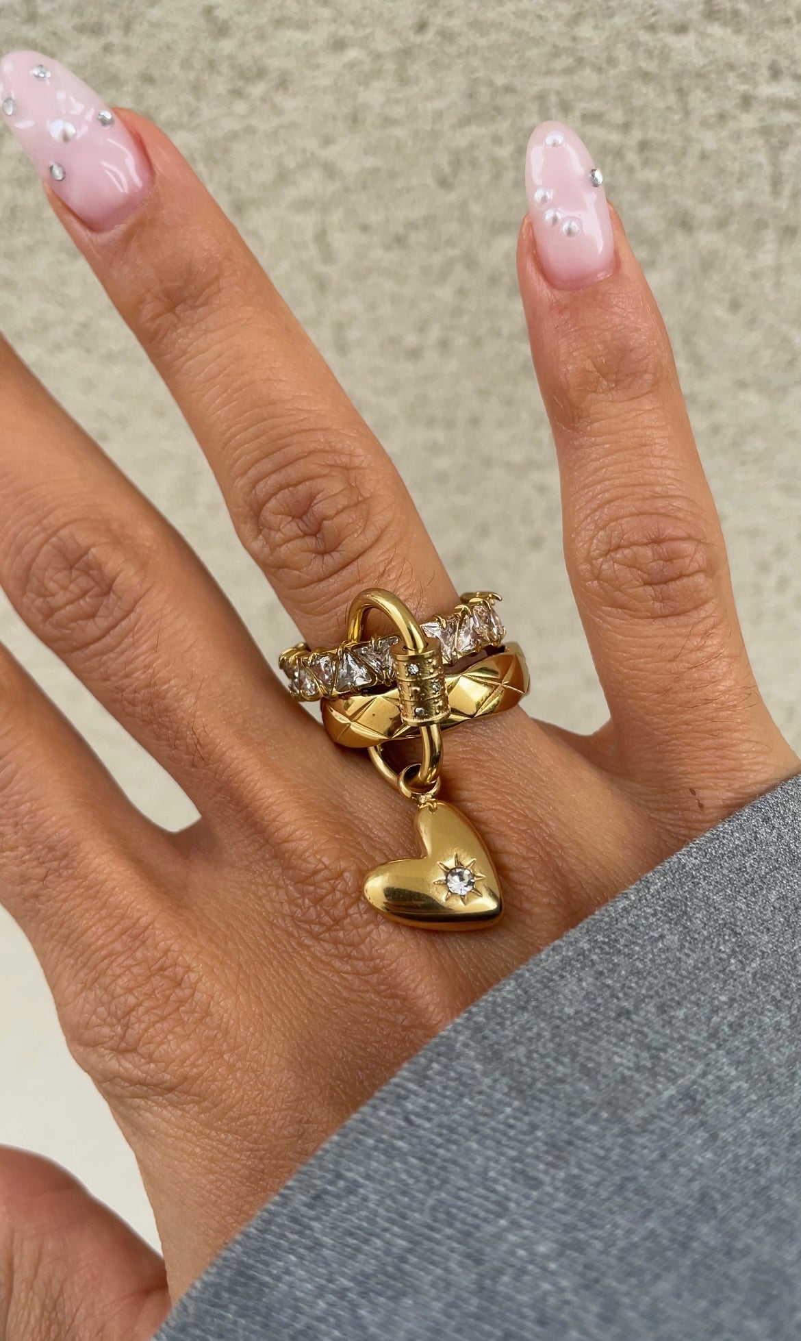 Heart couture ring