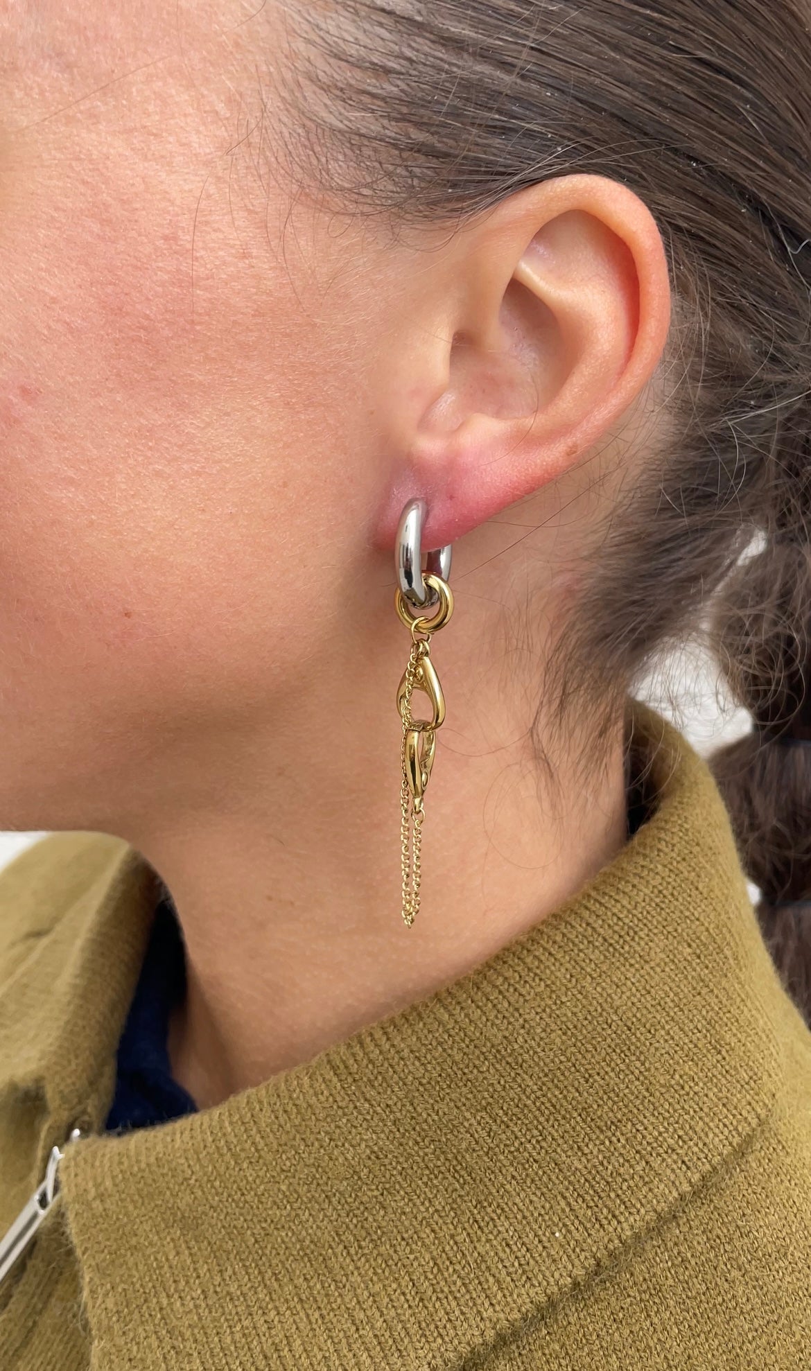 Handcuff earrings