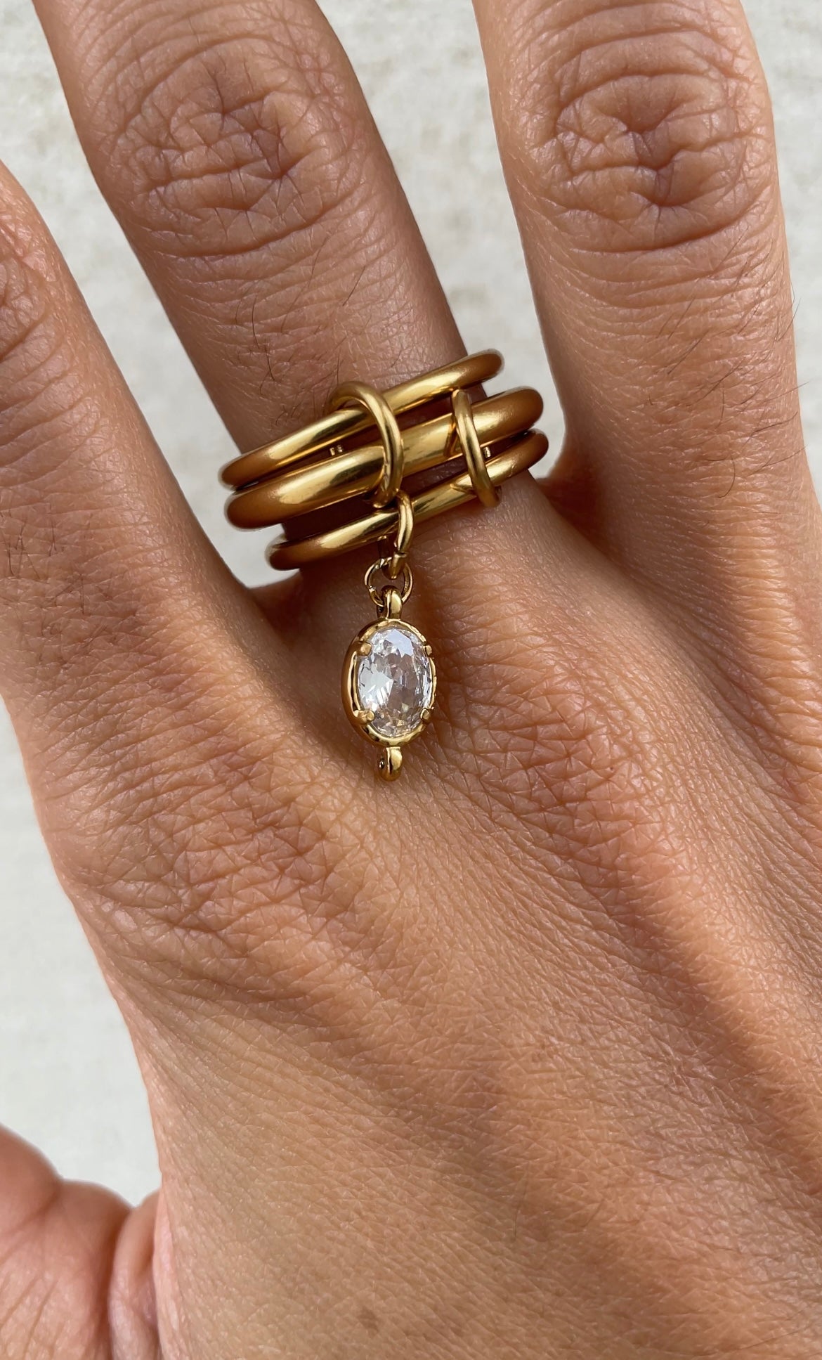 Drop couture ring