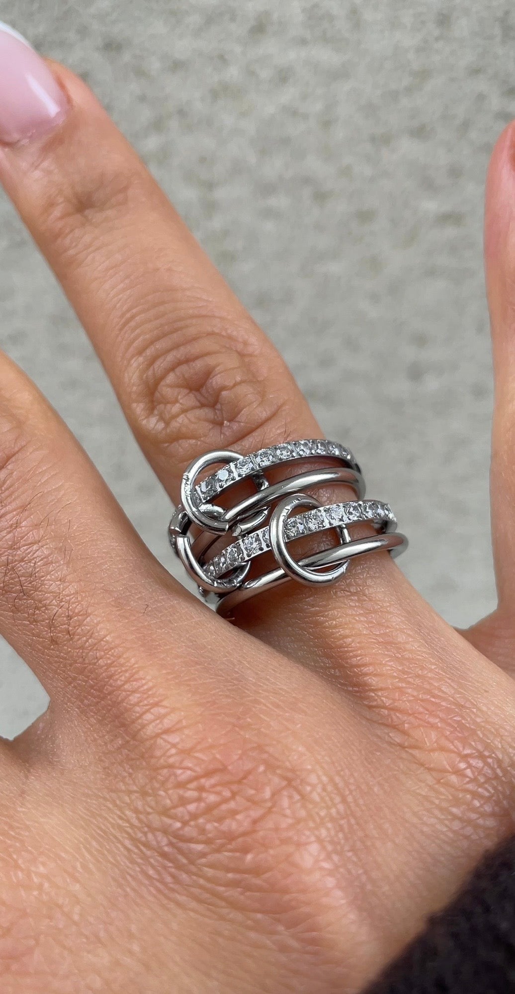 Double couture ring