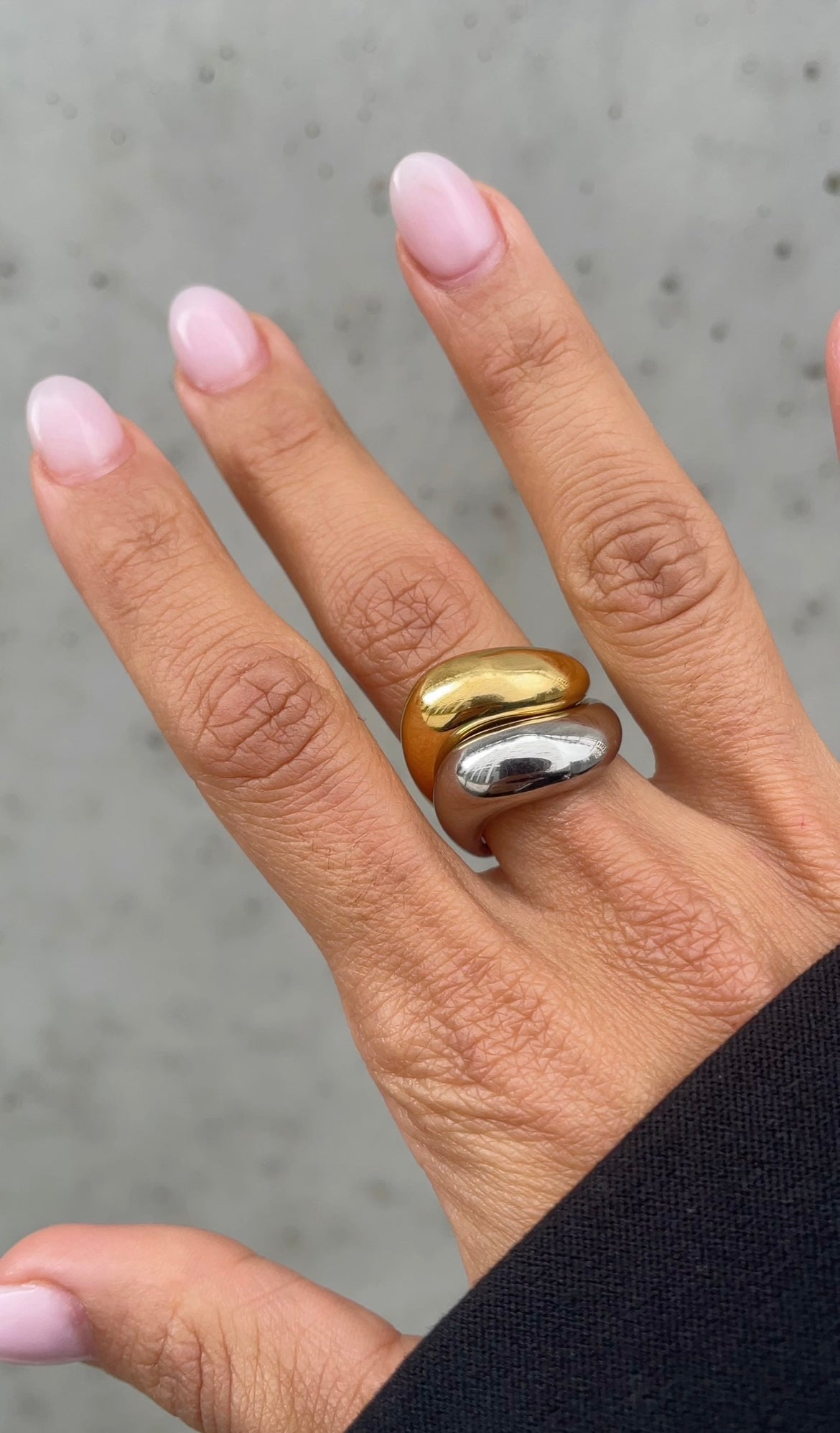 Duo Wave ring
