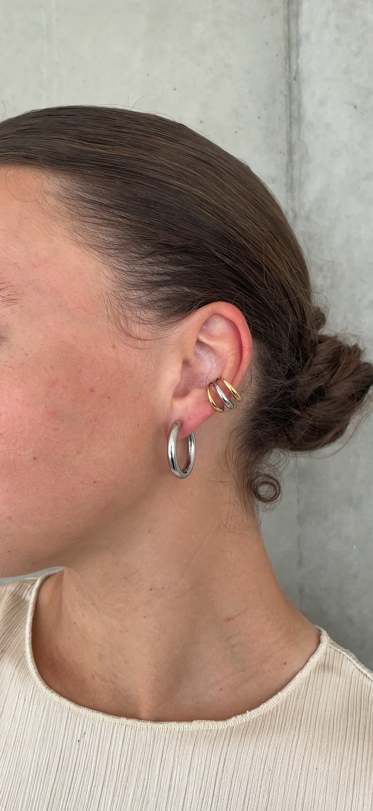 Triple ear cuff