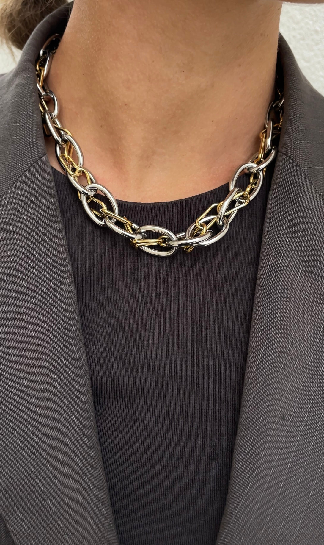 Huge couture necklace