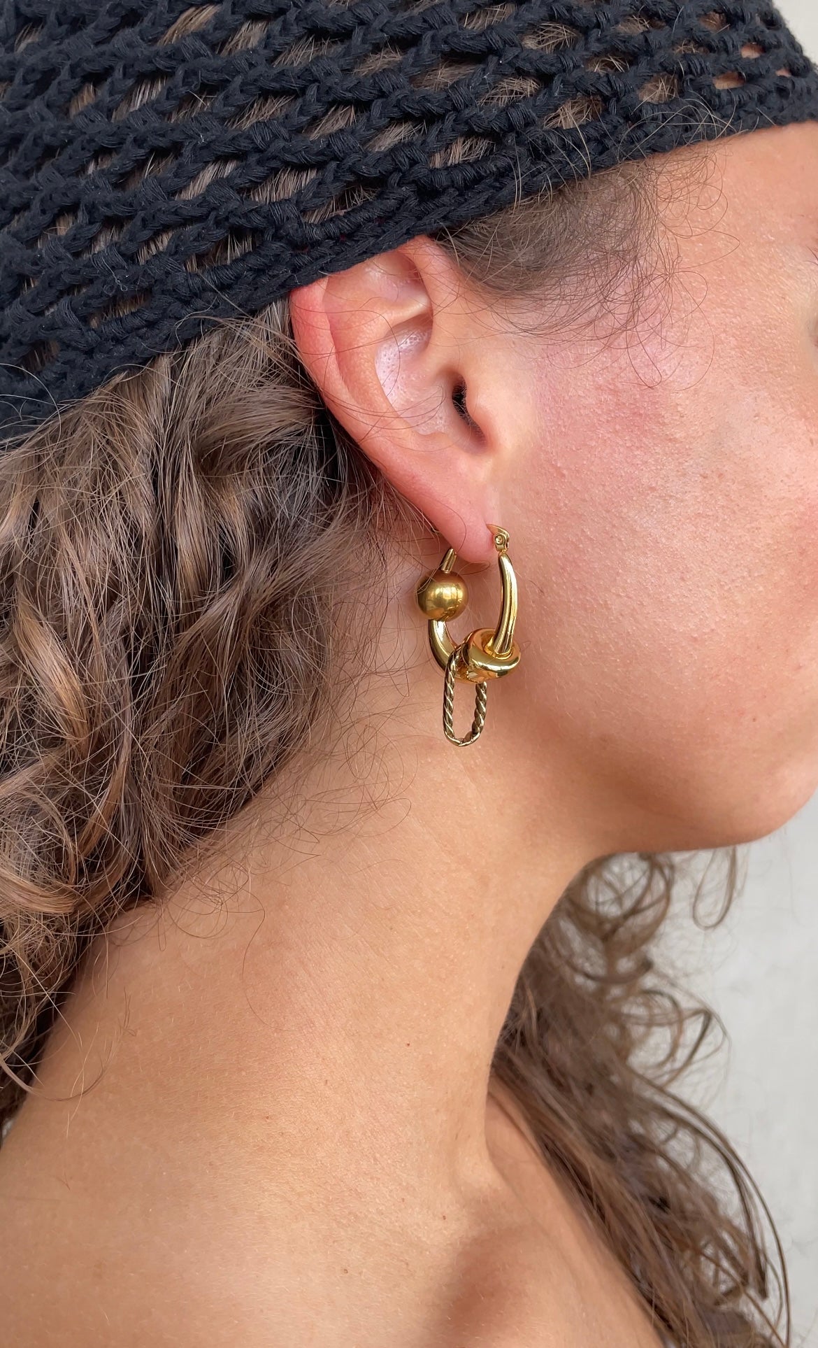 Small galaxy earrings