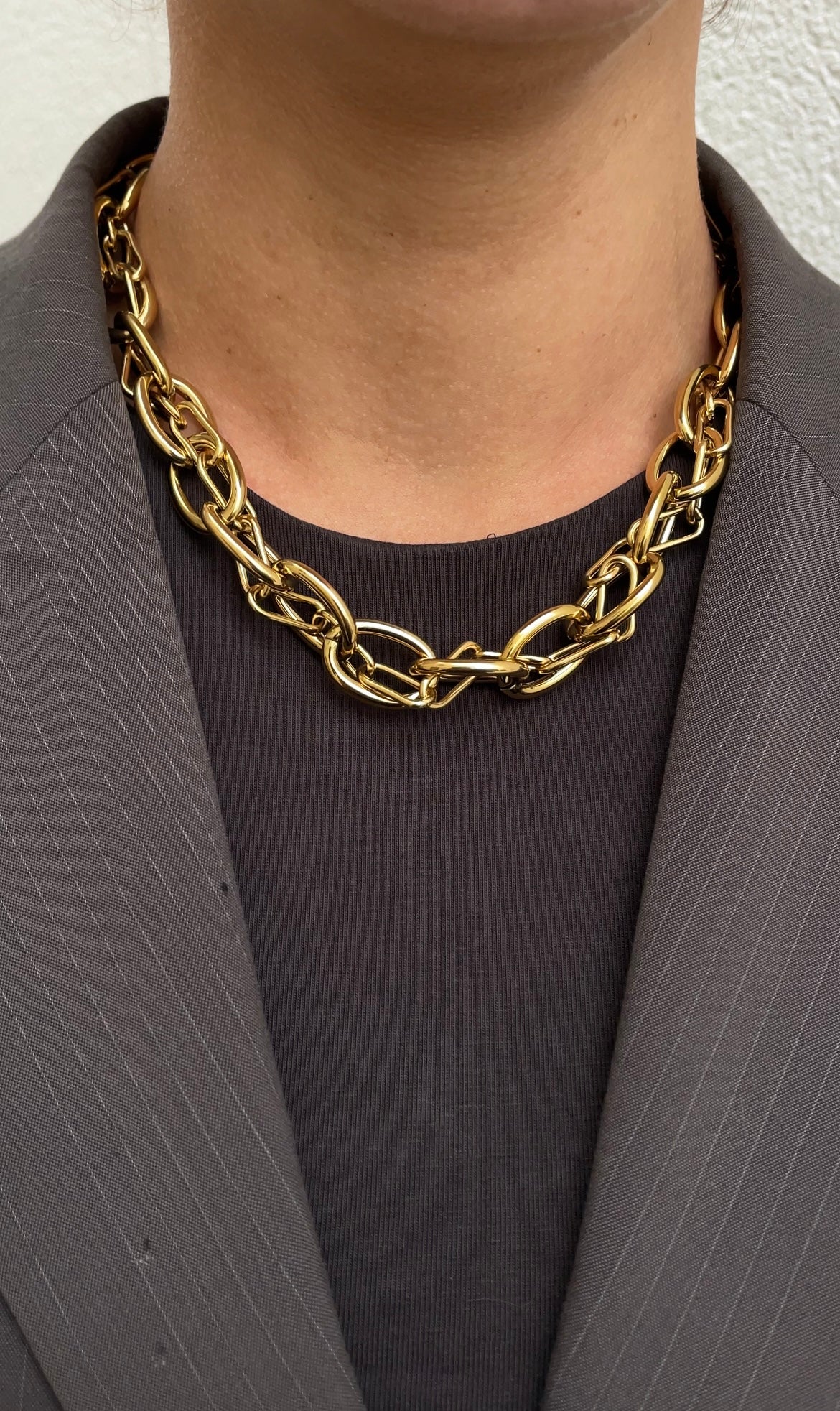 Huge couture necklace