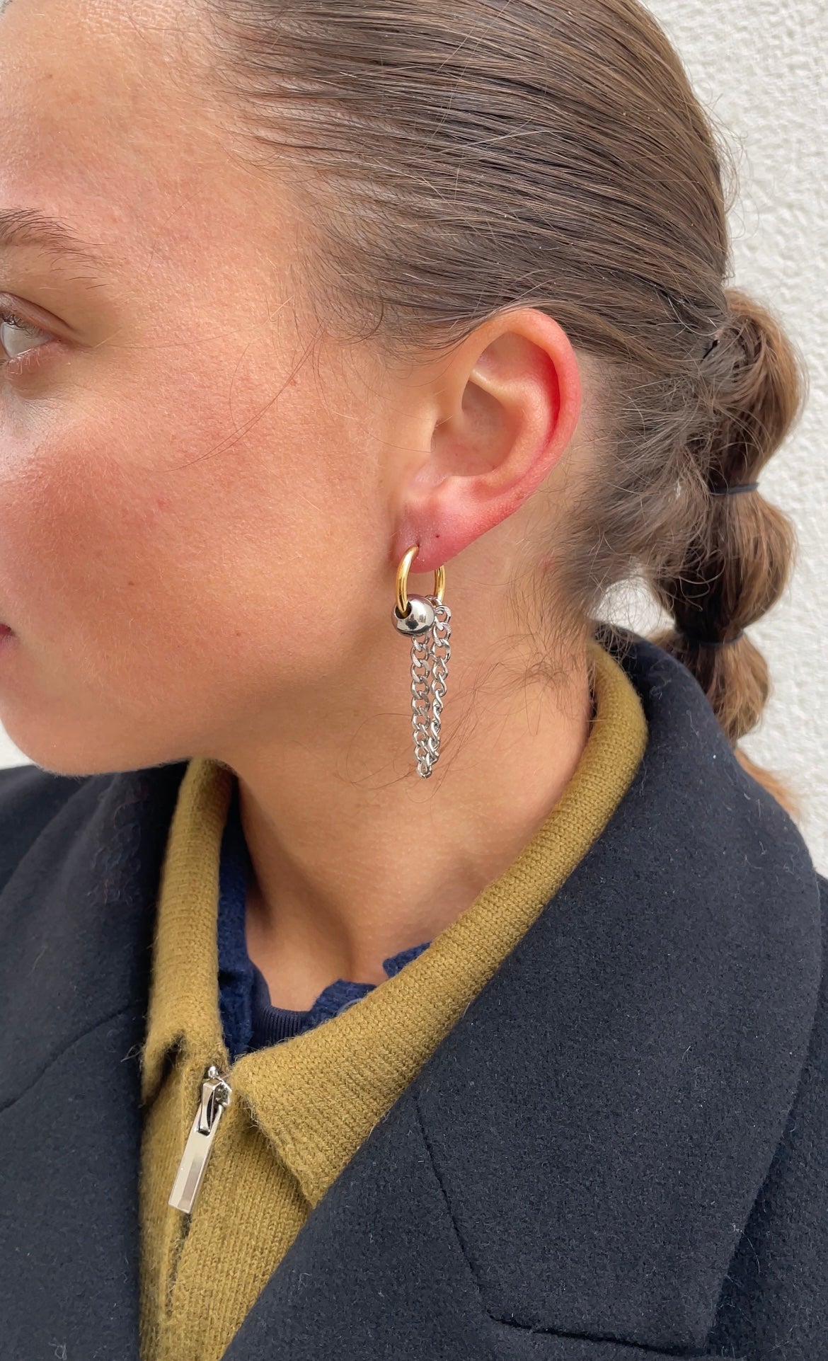 Bold grunge earrings
