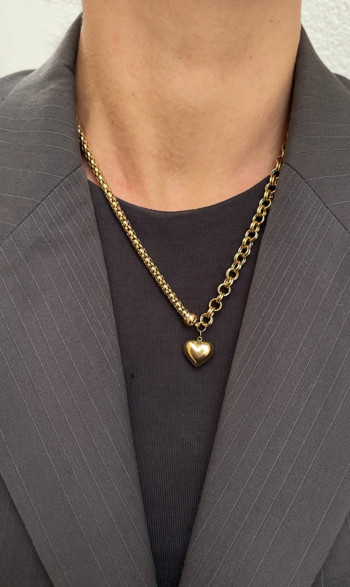 Duo chain necklace