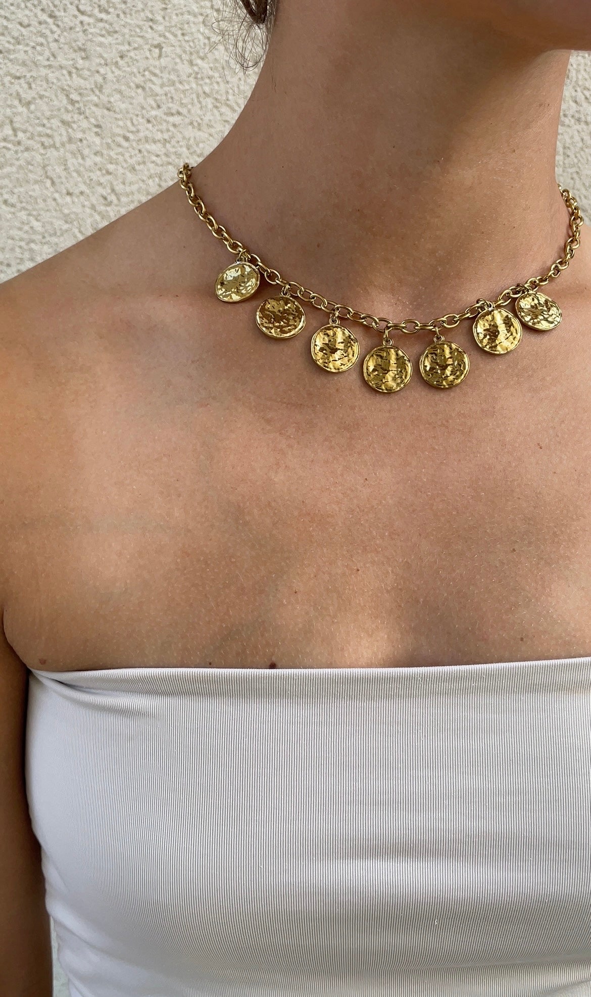 Multi charm necklace