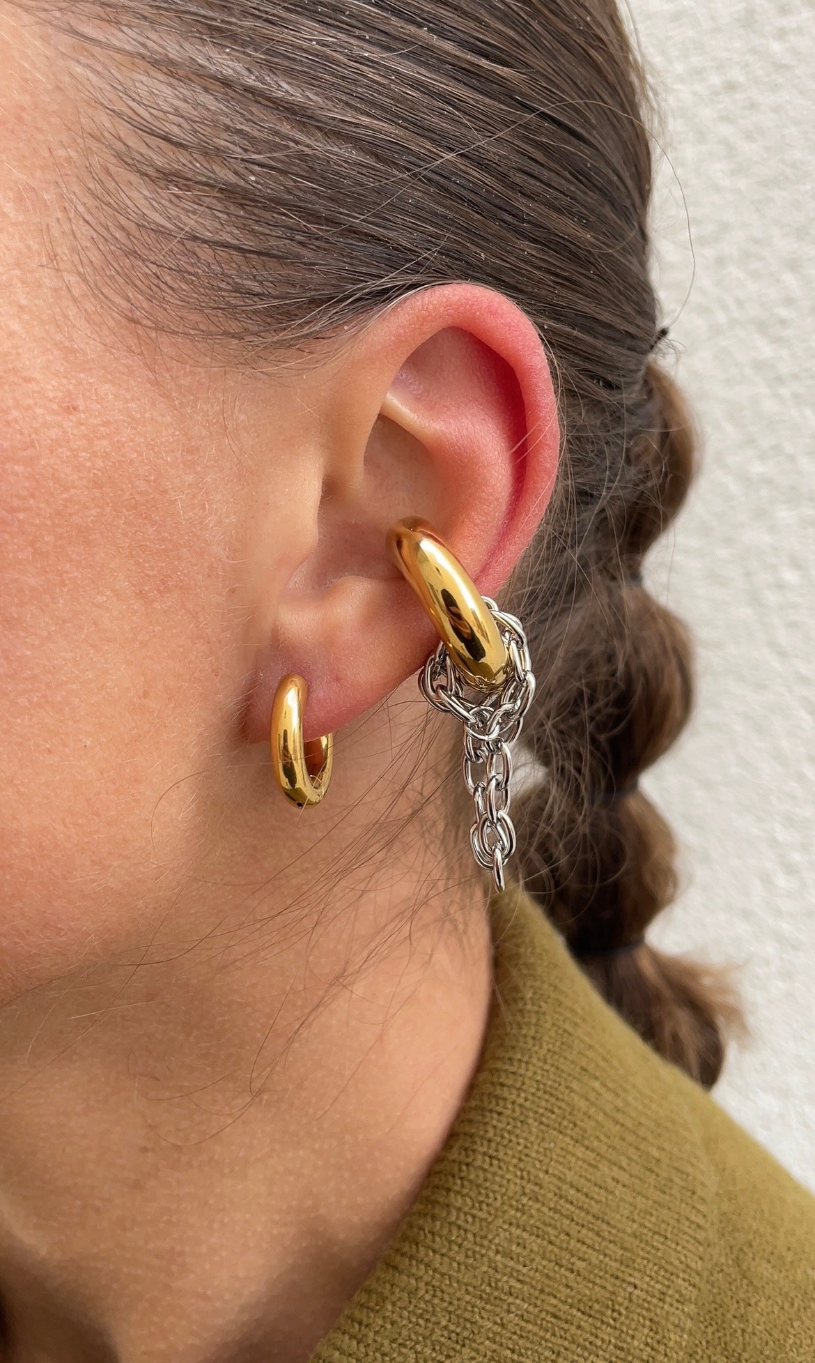 Huge couture ear cuff