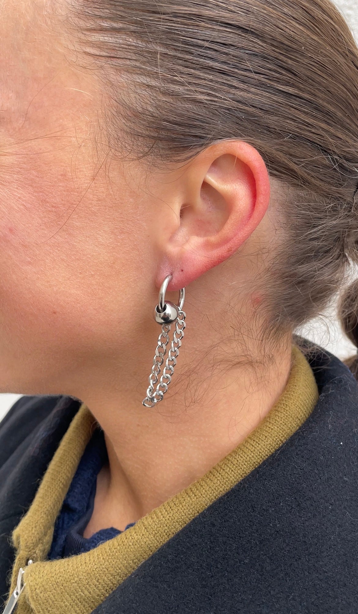 Bold grunge earrings
