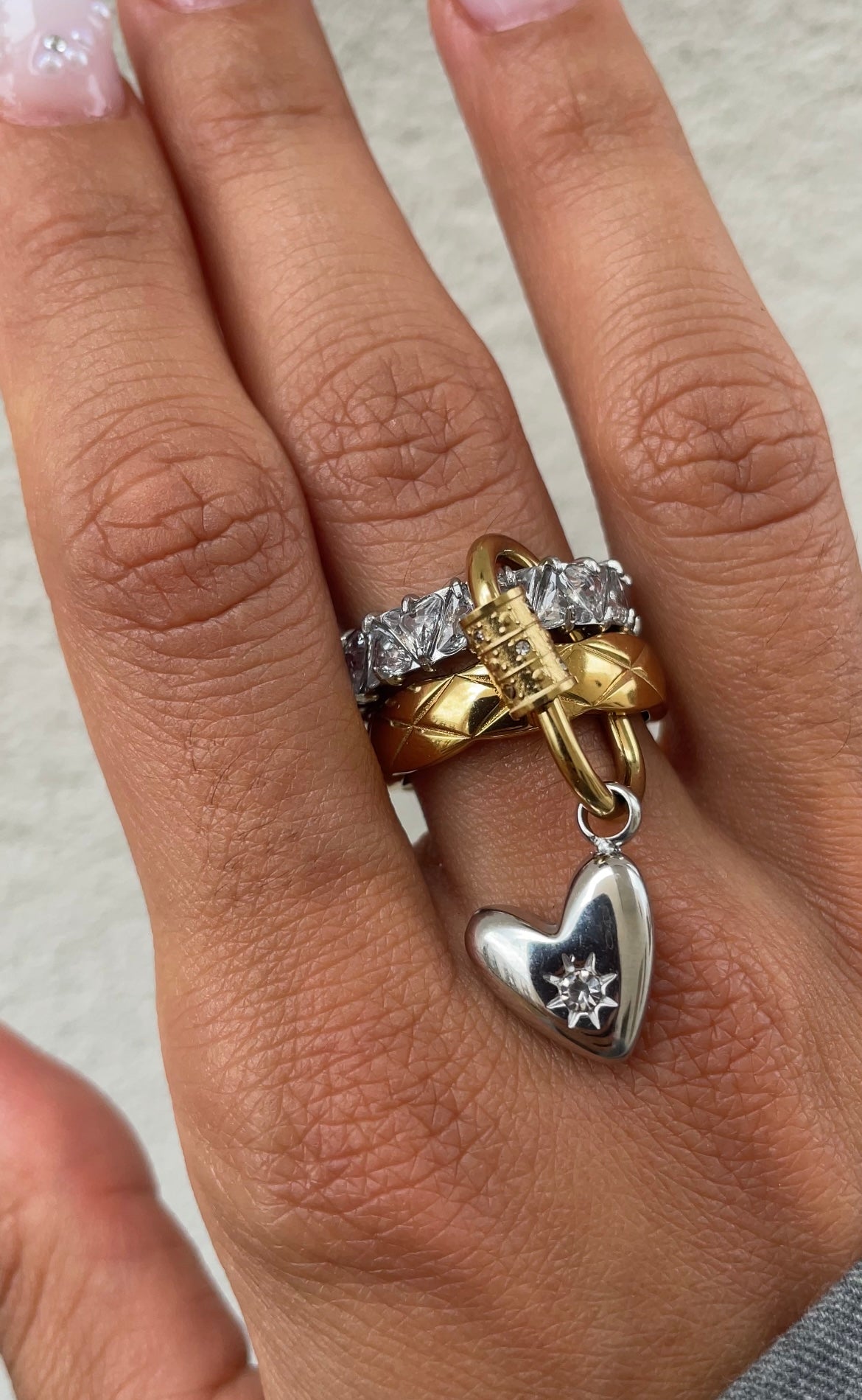 Heart couture ring