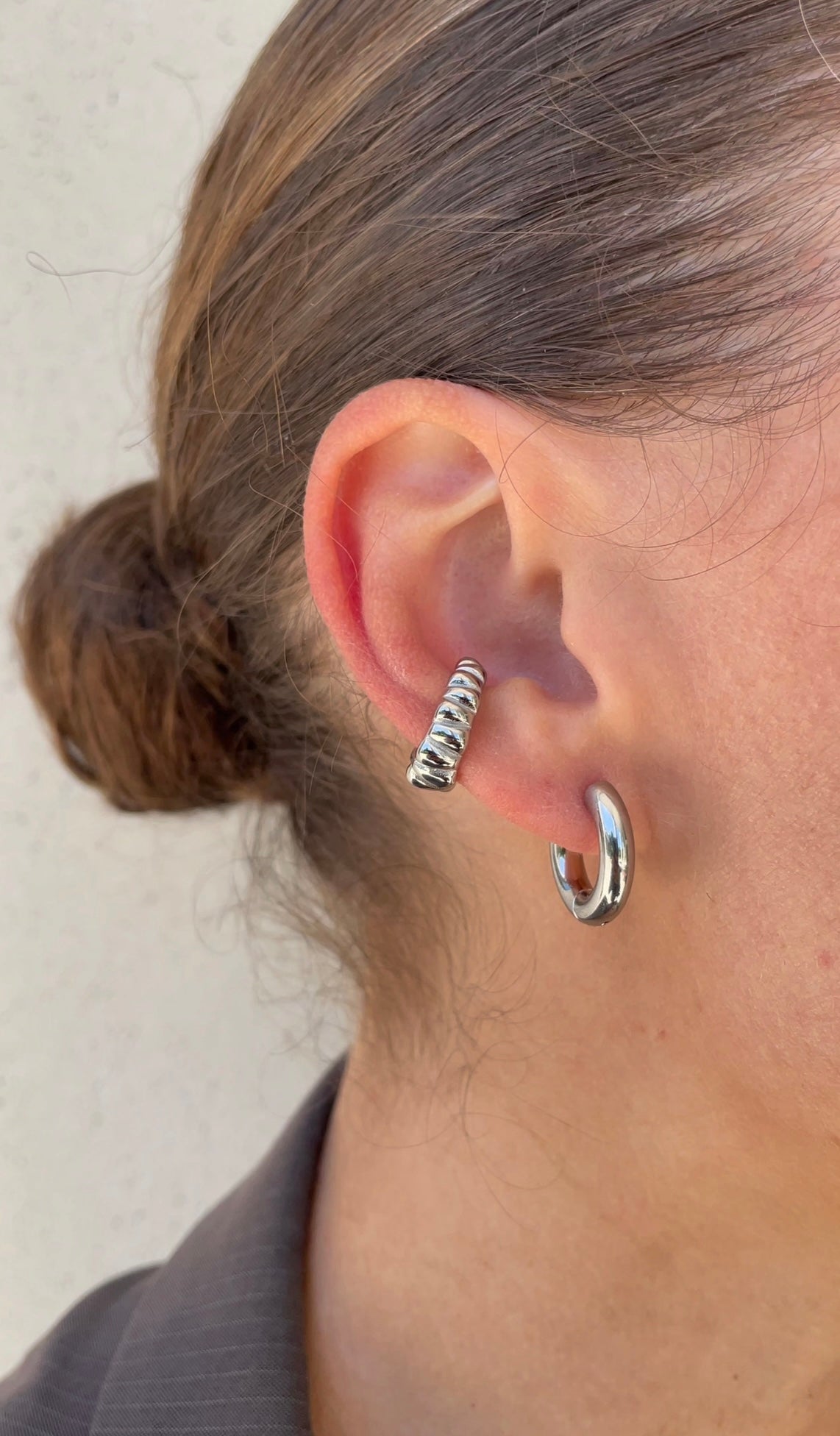 Wrapped ear cuff