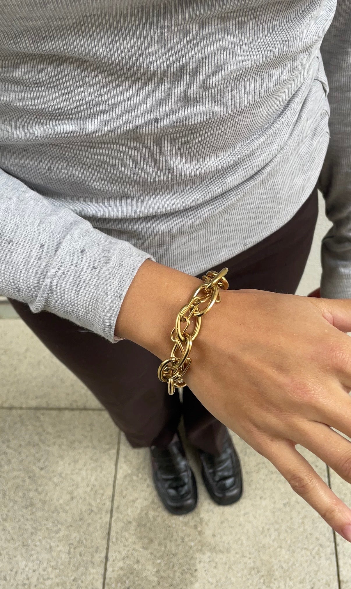 Huge couture bracelet