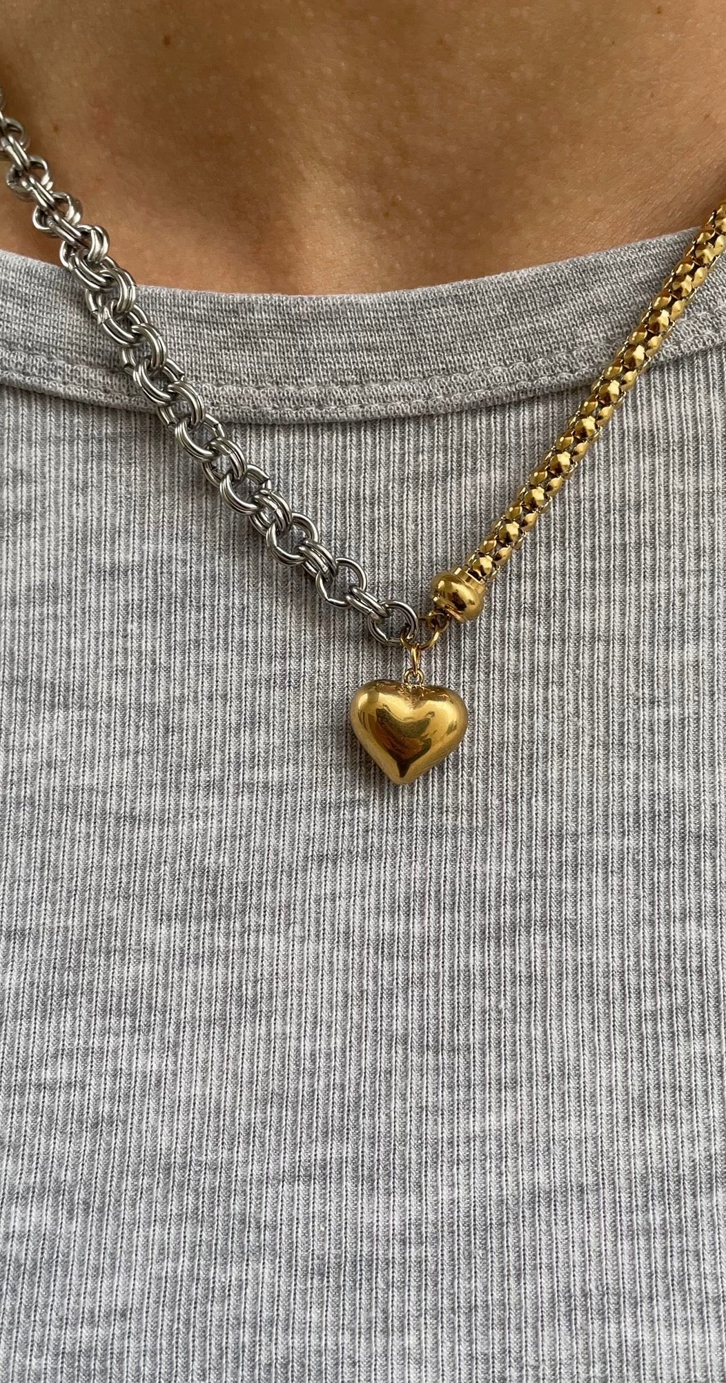 Duo chain necklace