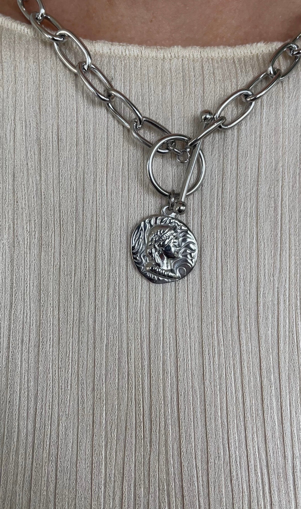 Bold charm necklace