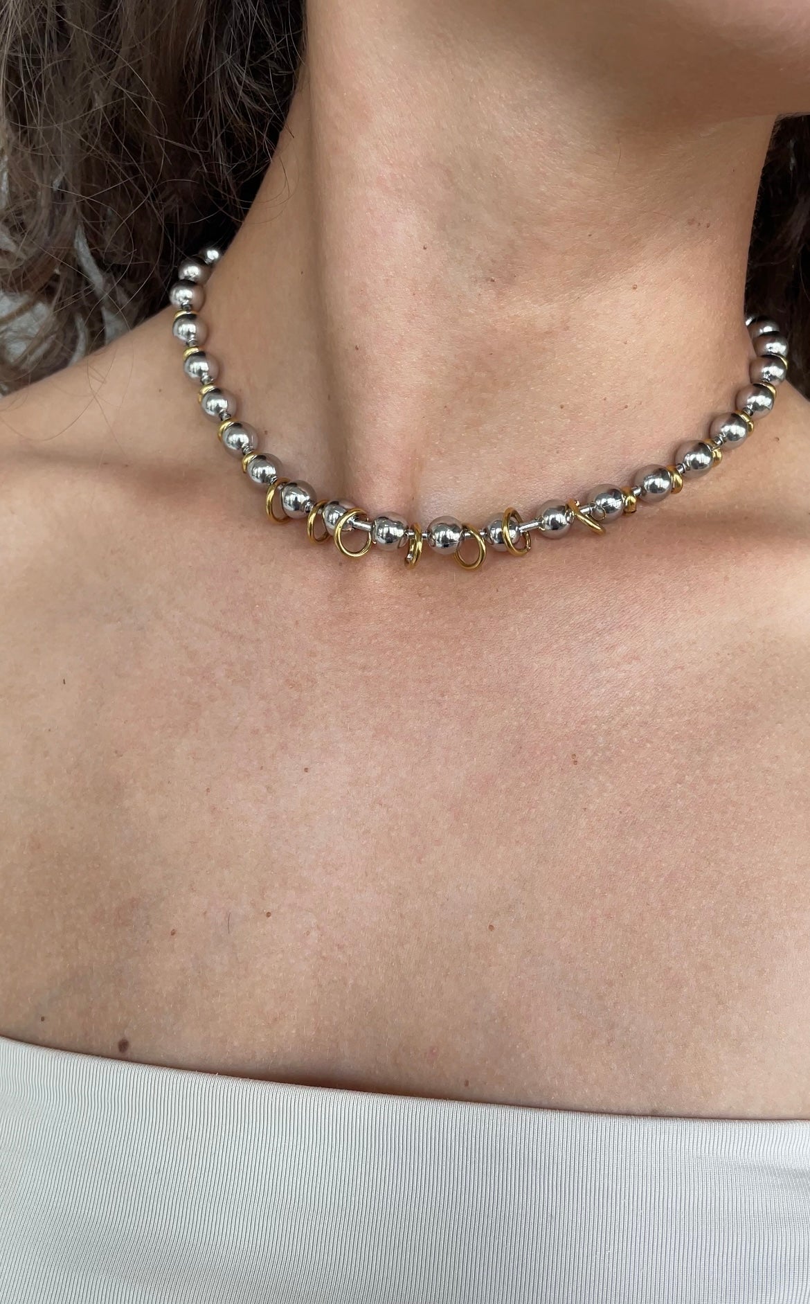 Couture pearl necklace