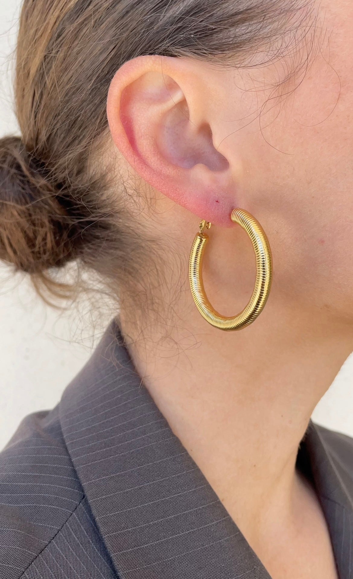 Striped Hailey hoops