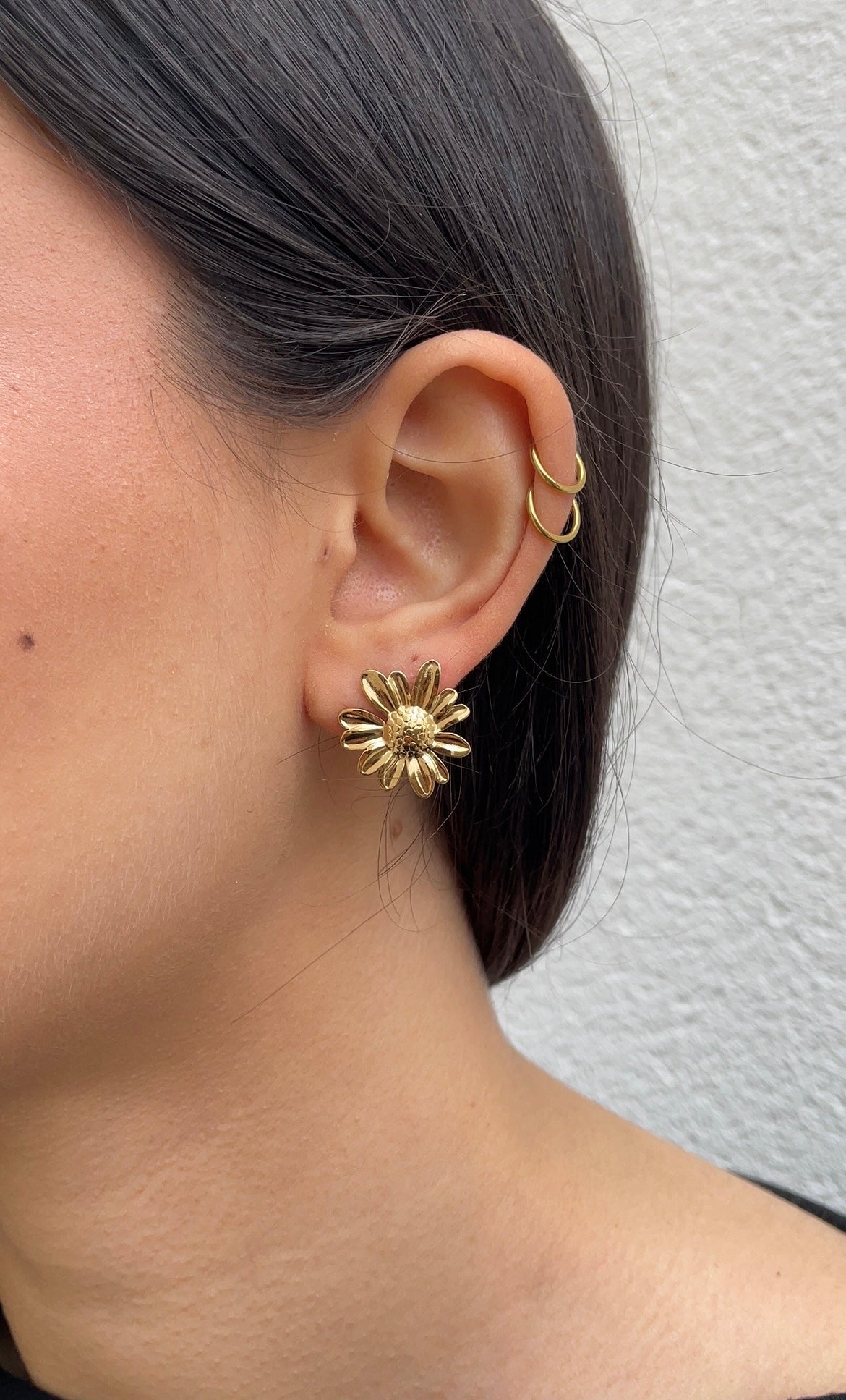 Sunflower earrings