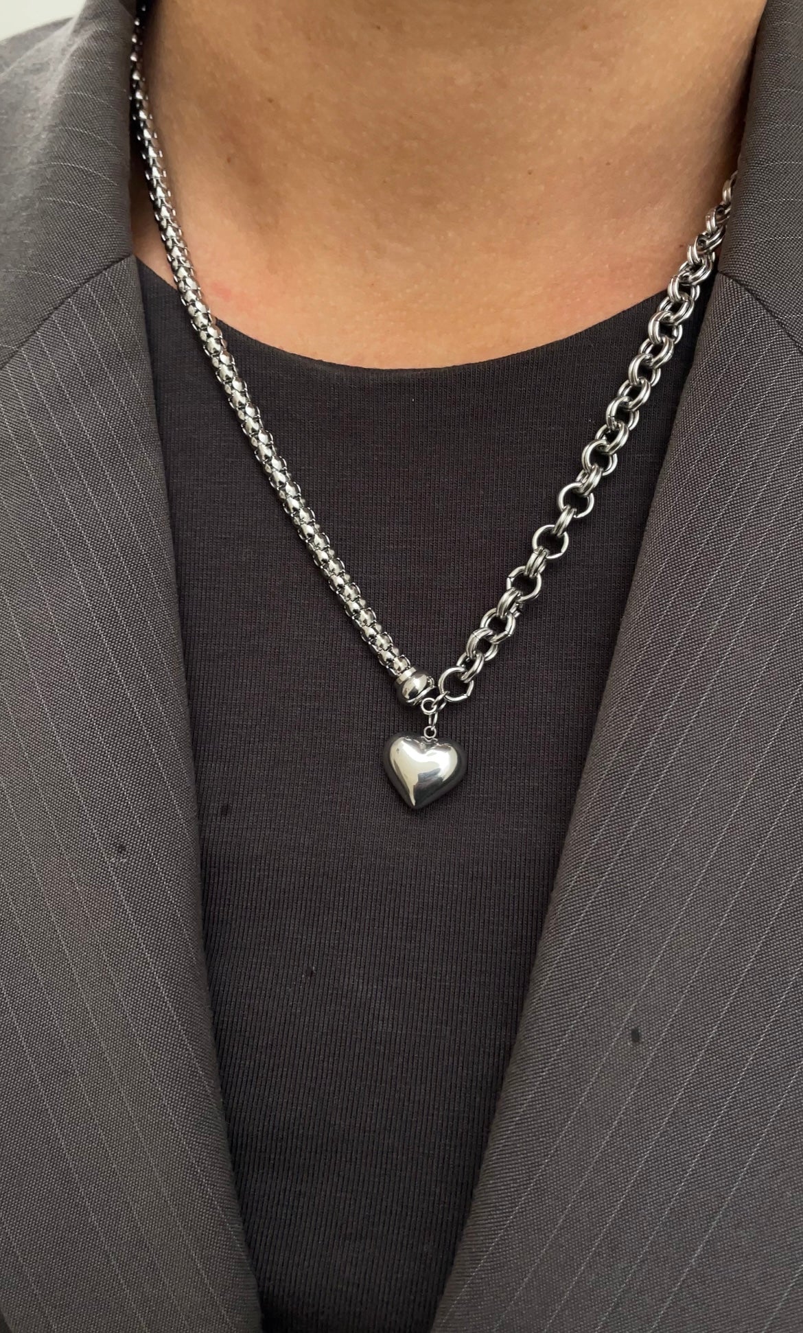Duo chain necklace