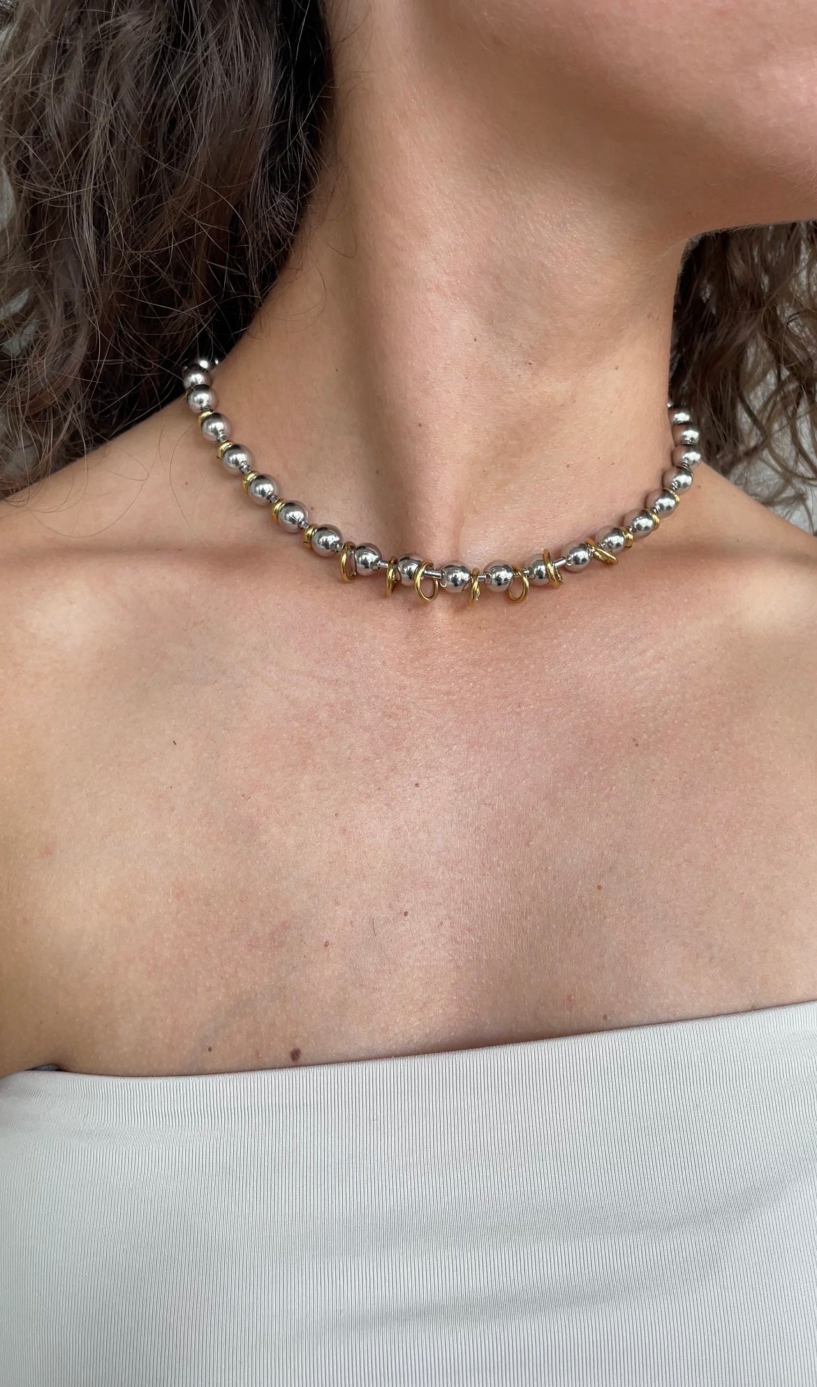 Couture pearl necklace