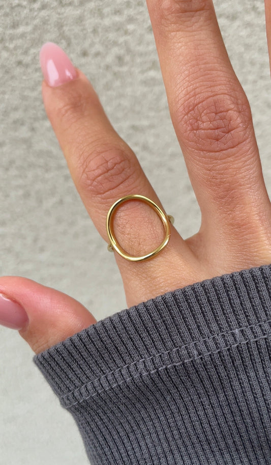 Thin round ring